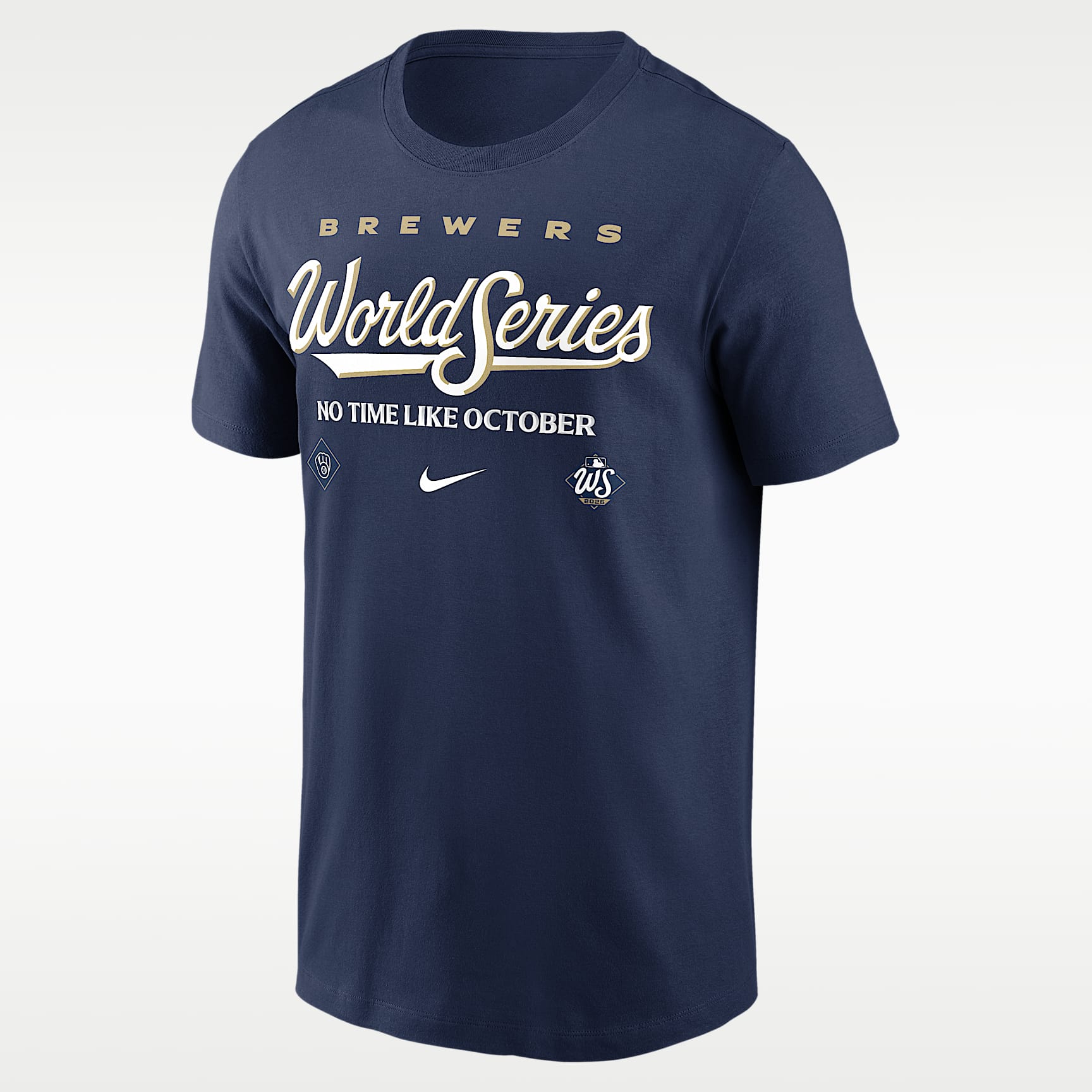 Milwaukee Brewers 2026 World Series Participant Authentic Collection Men's Nike MLB T-Shirt