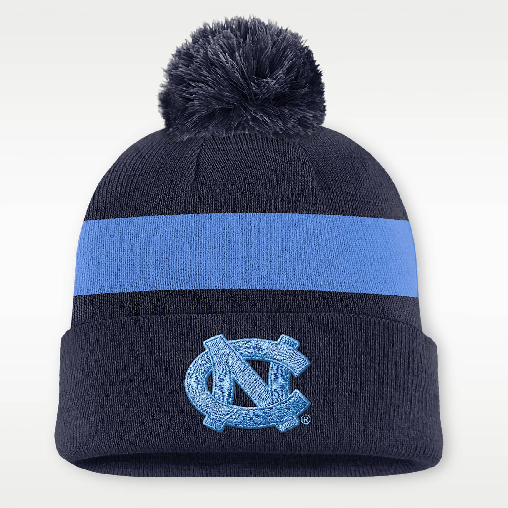 Gorro con dobladillo universitario marca Jordan para hombre North Carolina Peak