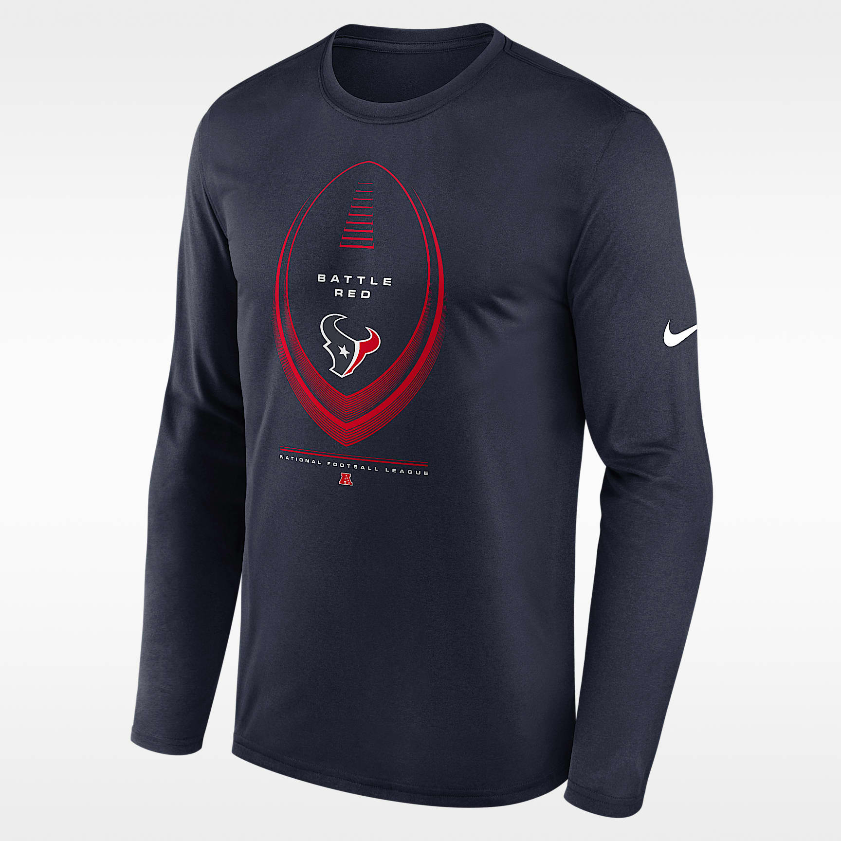Houston Texans Legend Icon Men's Nike Dri-FIT NFL Long-Sleeve T-Shirt