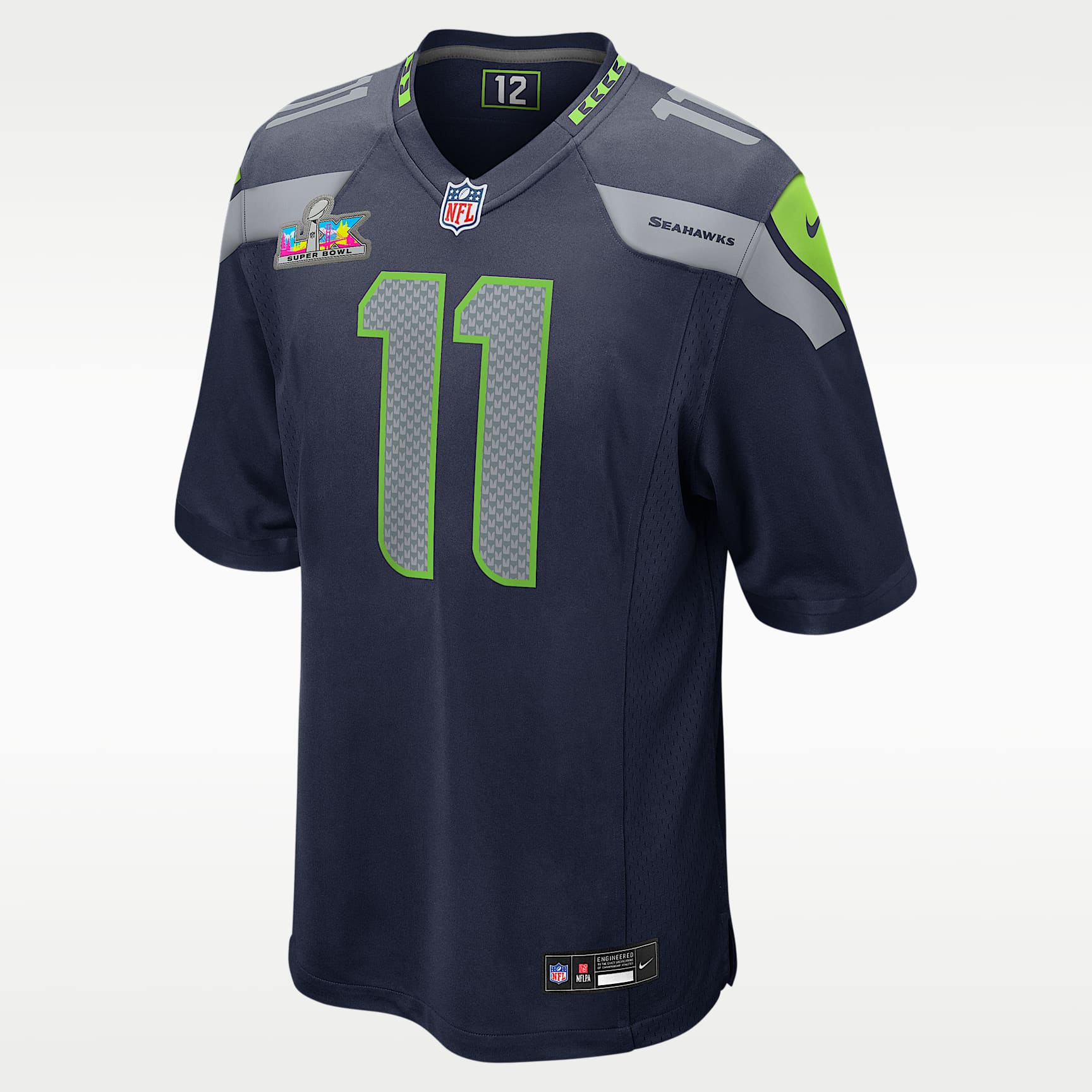 Jaxon Smith-Njigba Seattle Seahawks Super Bowl LX Men's Nike NFL Game Jersey