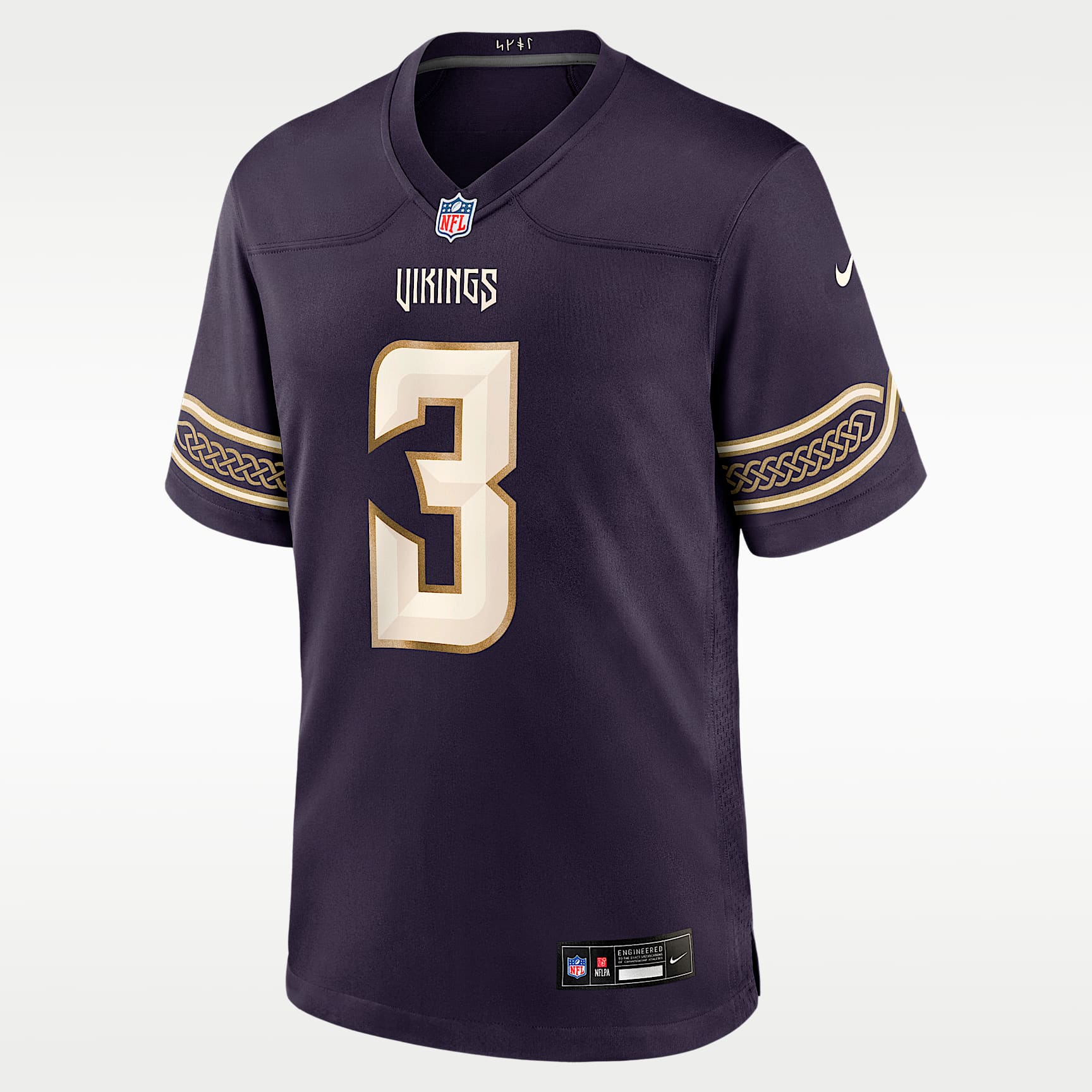 Jordan Addison Minnesota Vikings Rivalries Collection Men's Nike NFL Game Jersey