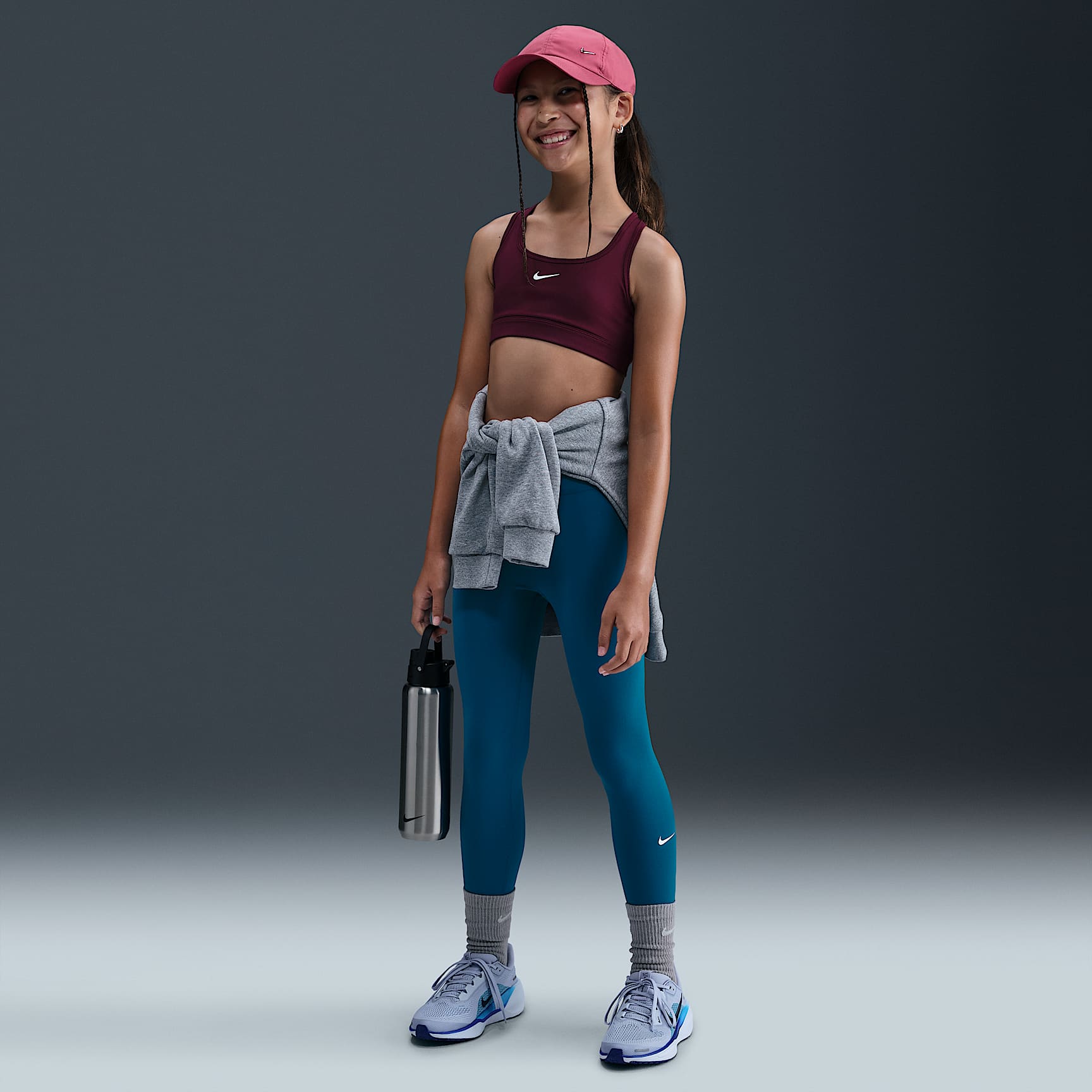 Leggings Dri-FIT de tiro alto para niña talla grande Nike One