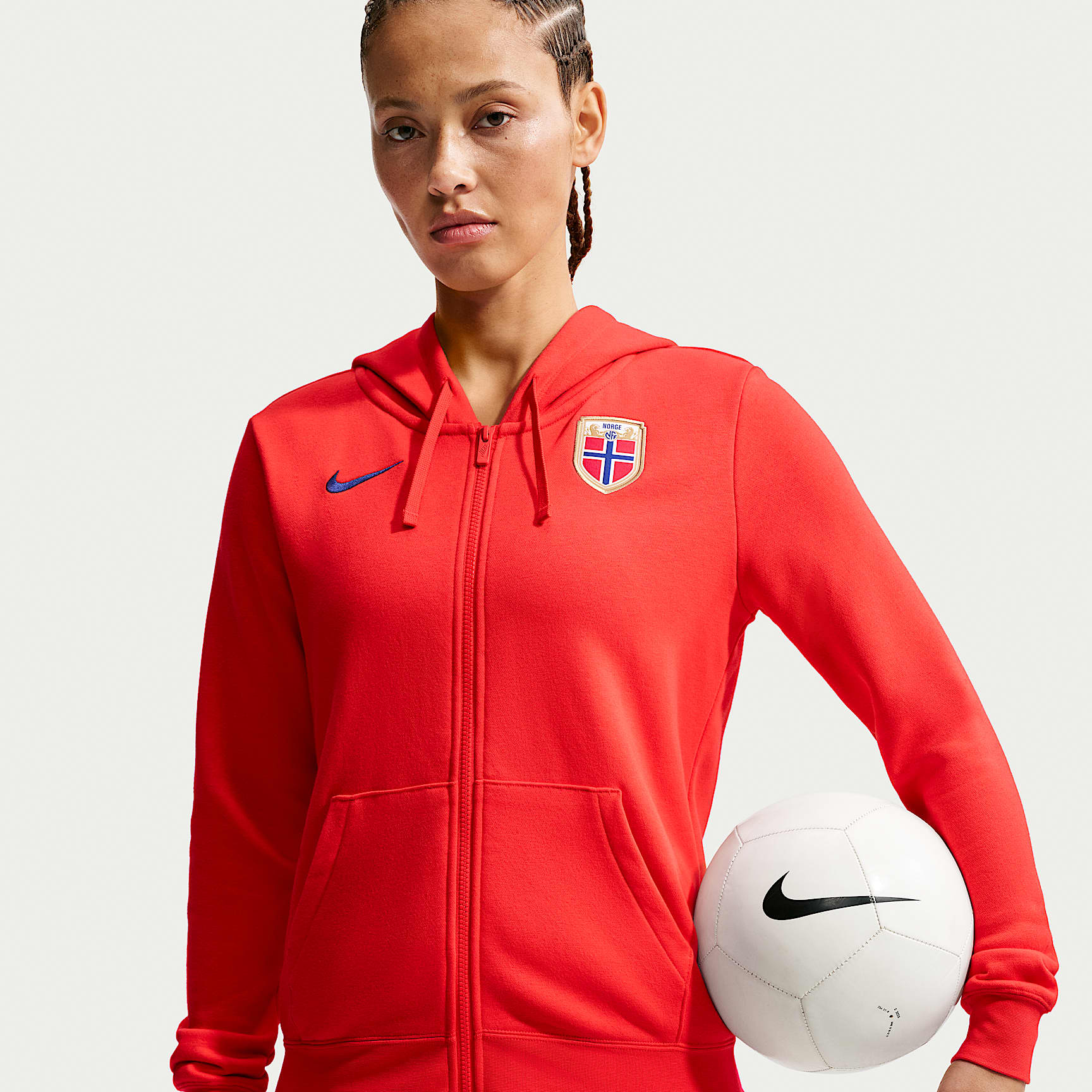 Norway Club Fleece Women's Nike Soccer Full-Zip Hoodie