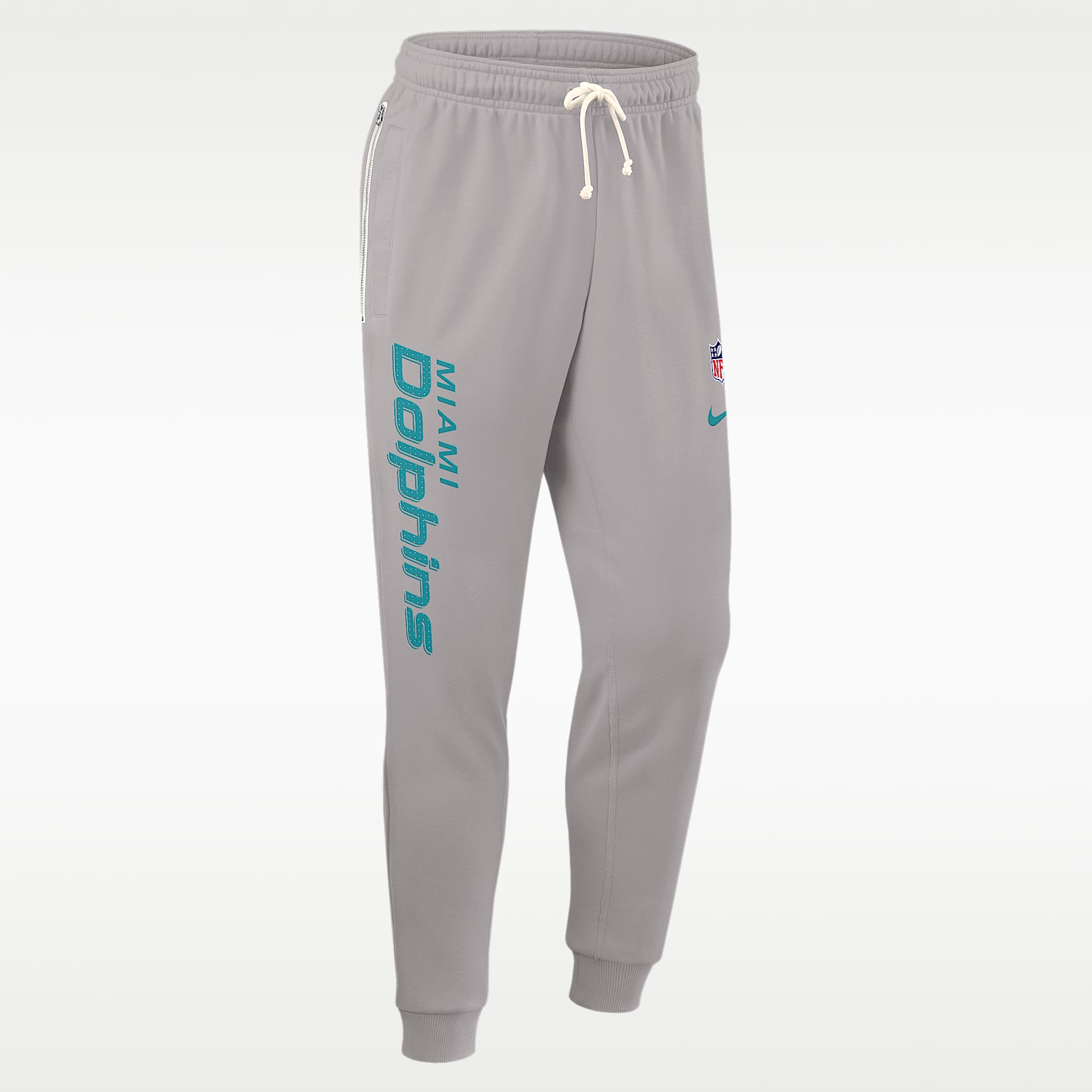 Pants Nike Dri-FIT de la NFL de pierna entallada para hombre Miami Dolphins Ground Game Sideline