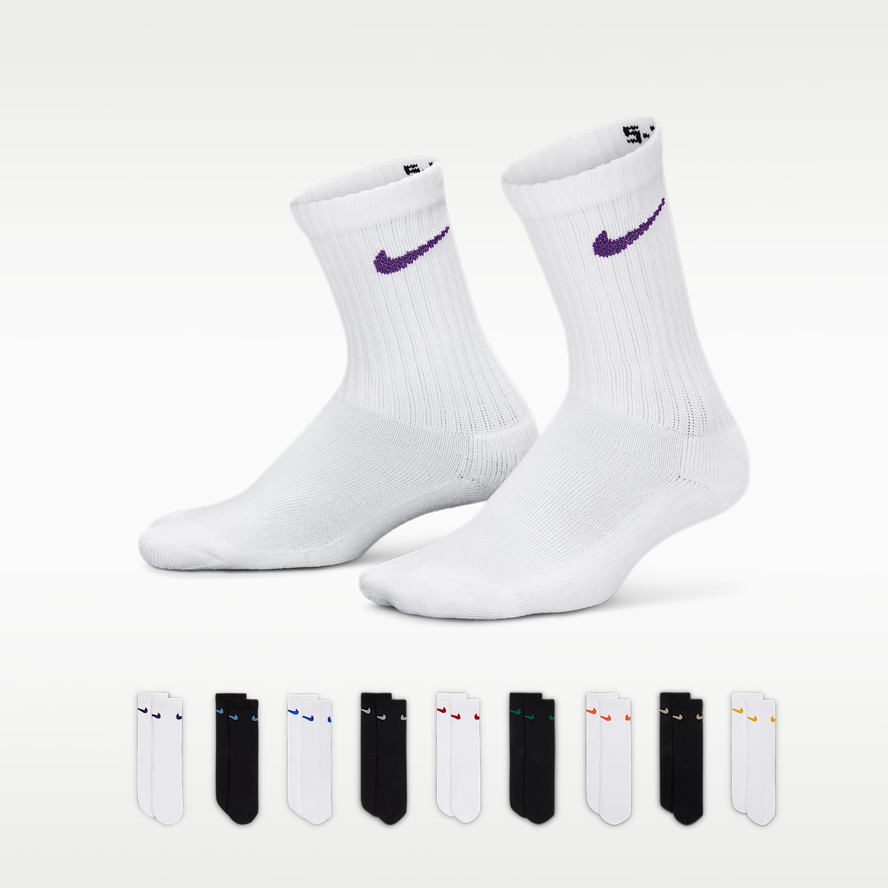 Nike Feiertage-Crew-Socken-Box-Set für jüngere Kinder (9 Paar)