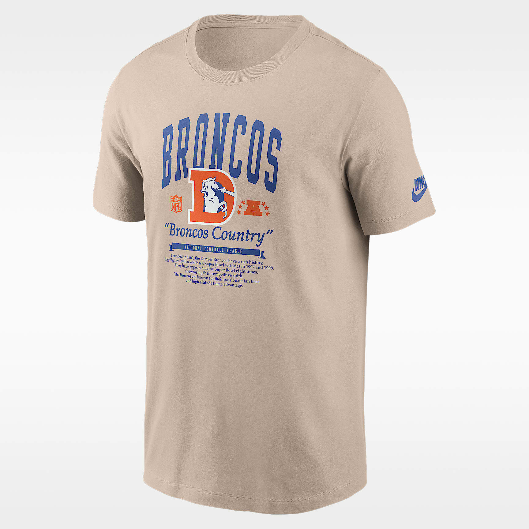 Playera Nike de la NFL para hombre Denver Broncos Rewind