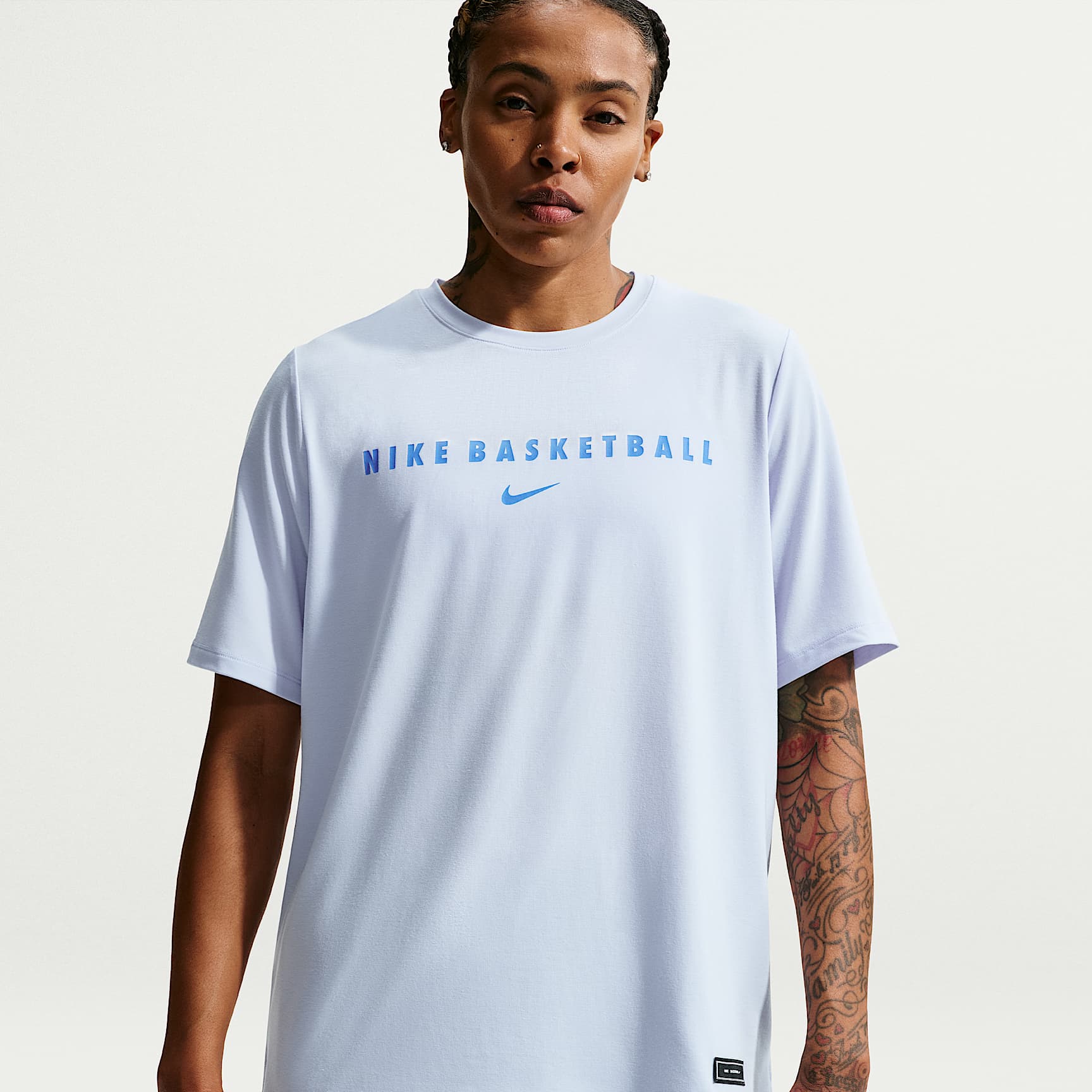 Nike Women's Dri-FIT Short-Sleeve Warm-Up Basketball Top