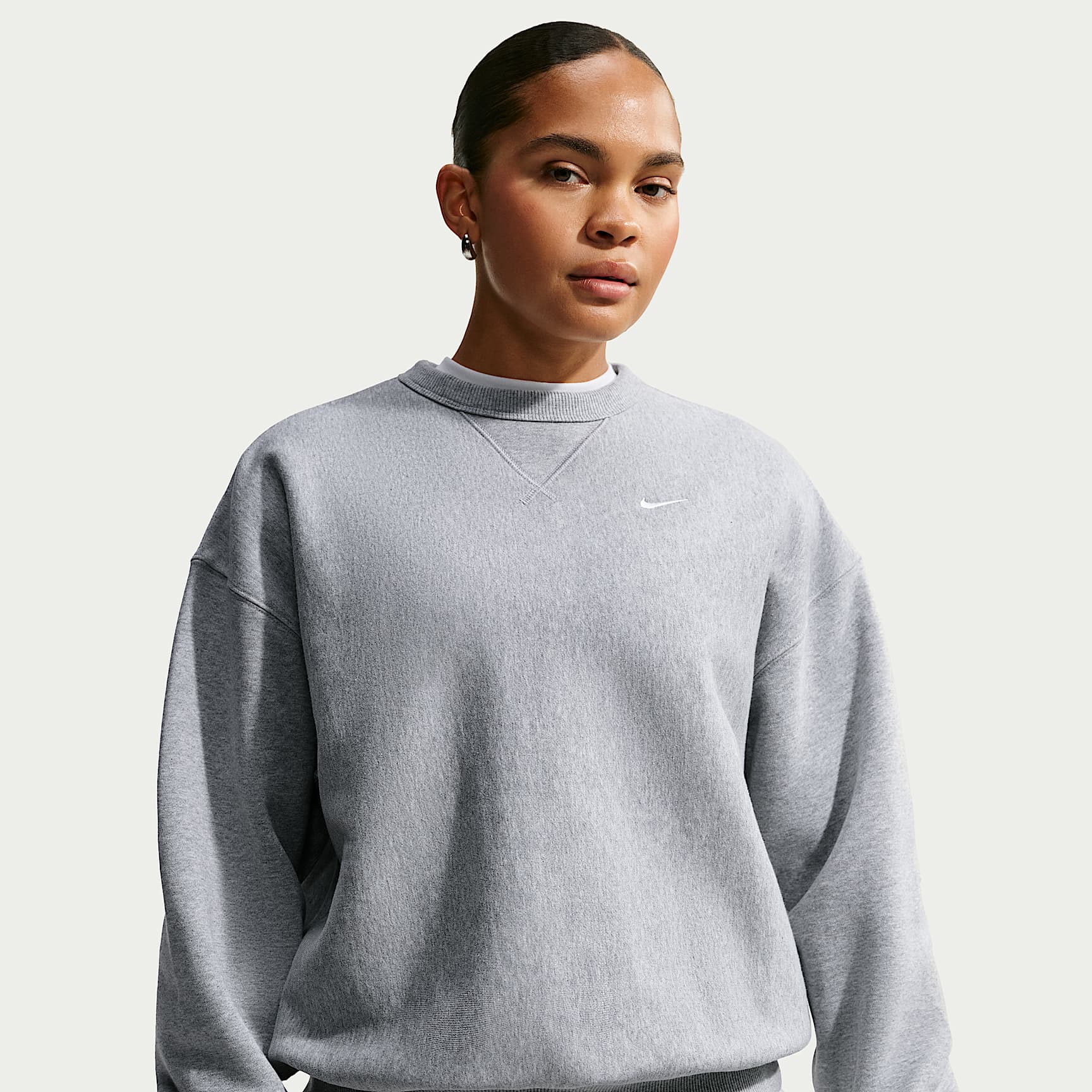 Nike Studio Fleece Heavyweight Women's Oversized Crew