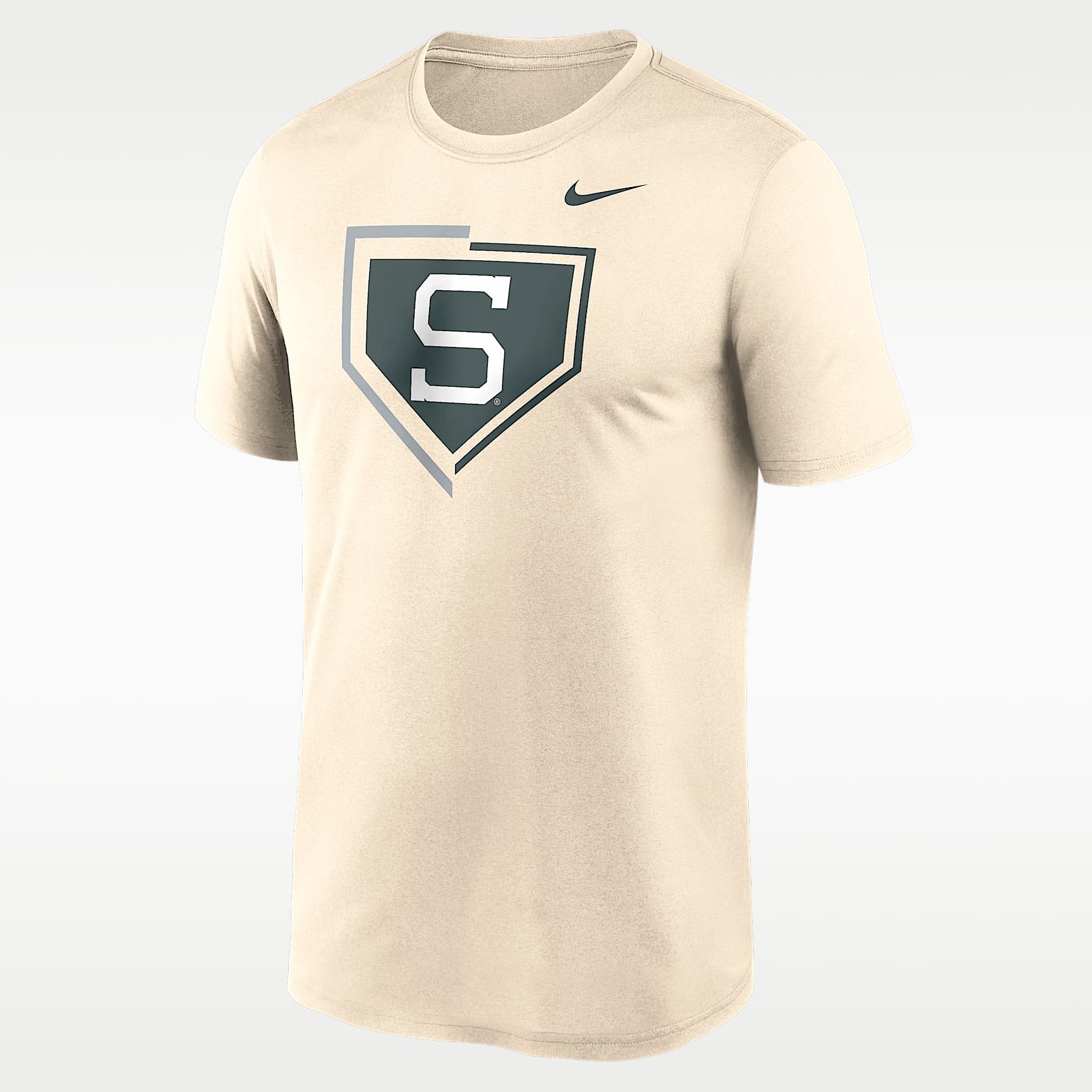 Playera universitaria Nike Dri-FIT para hombre Michigan State Primetime Baseball Icon Legend