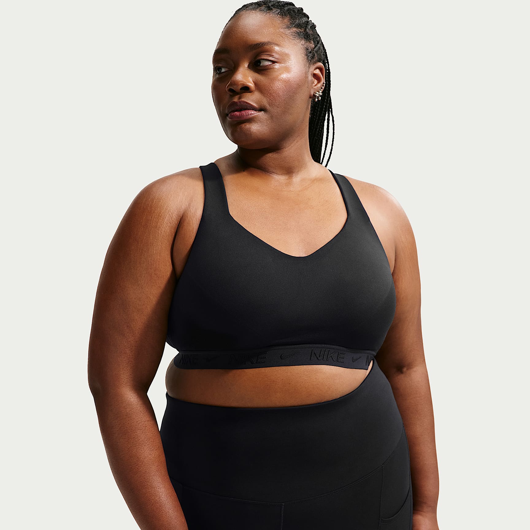 Nike Indy High-Support Women's Padded Adjustable Sports Bra (Plus Size)