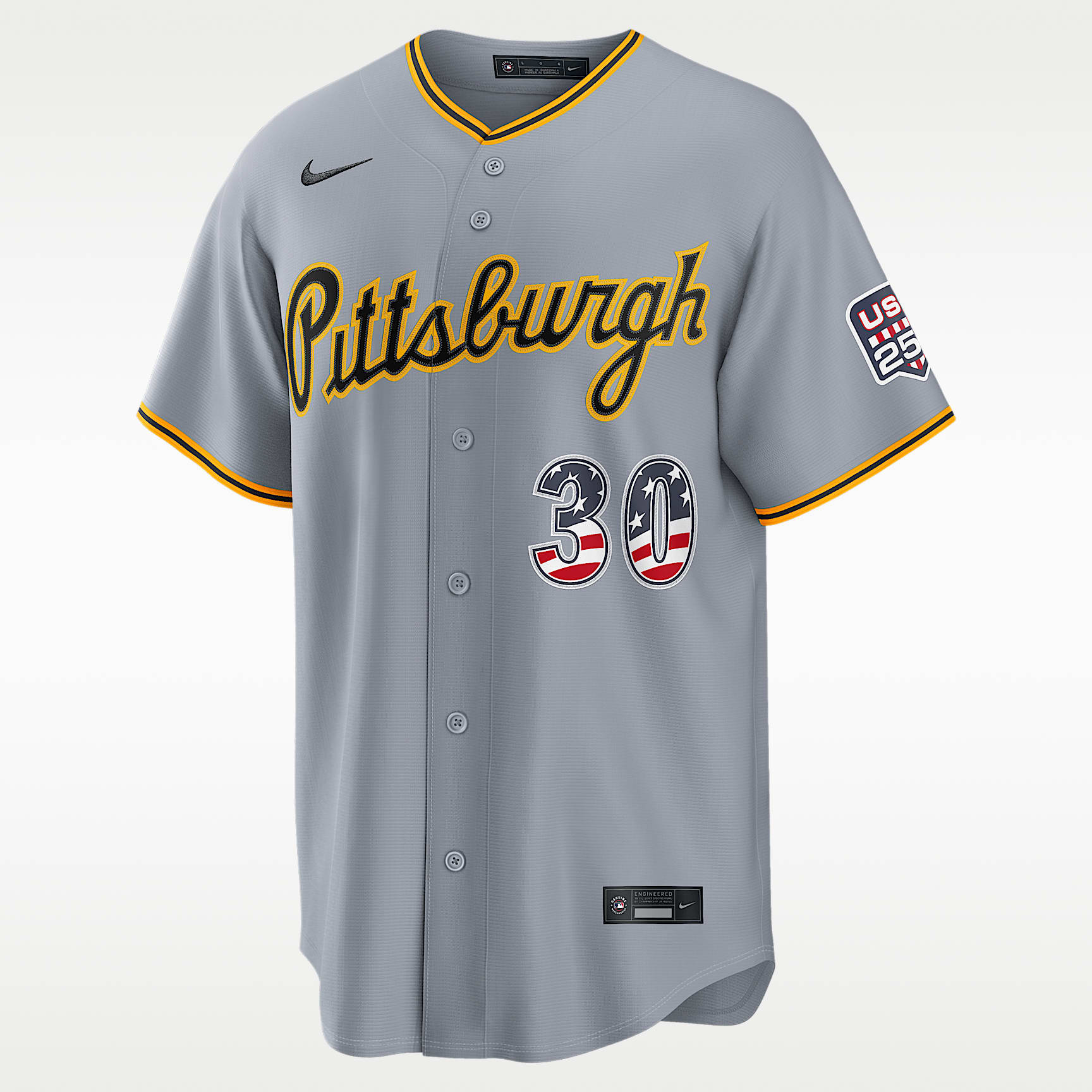 Paul Skenes Pittsburgh Pirates USA 250 Men's Nike MLB Stadium Jersey