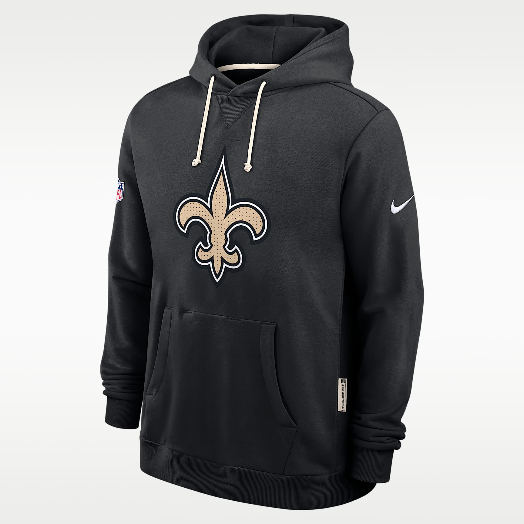 Sudadera con gorro sin cierre Nike Dri-FIT de la NFL para hombre New Orleans Saints Initial Home Sideline