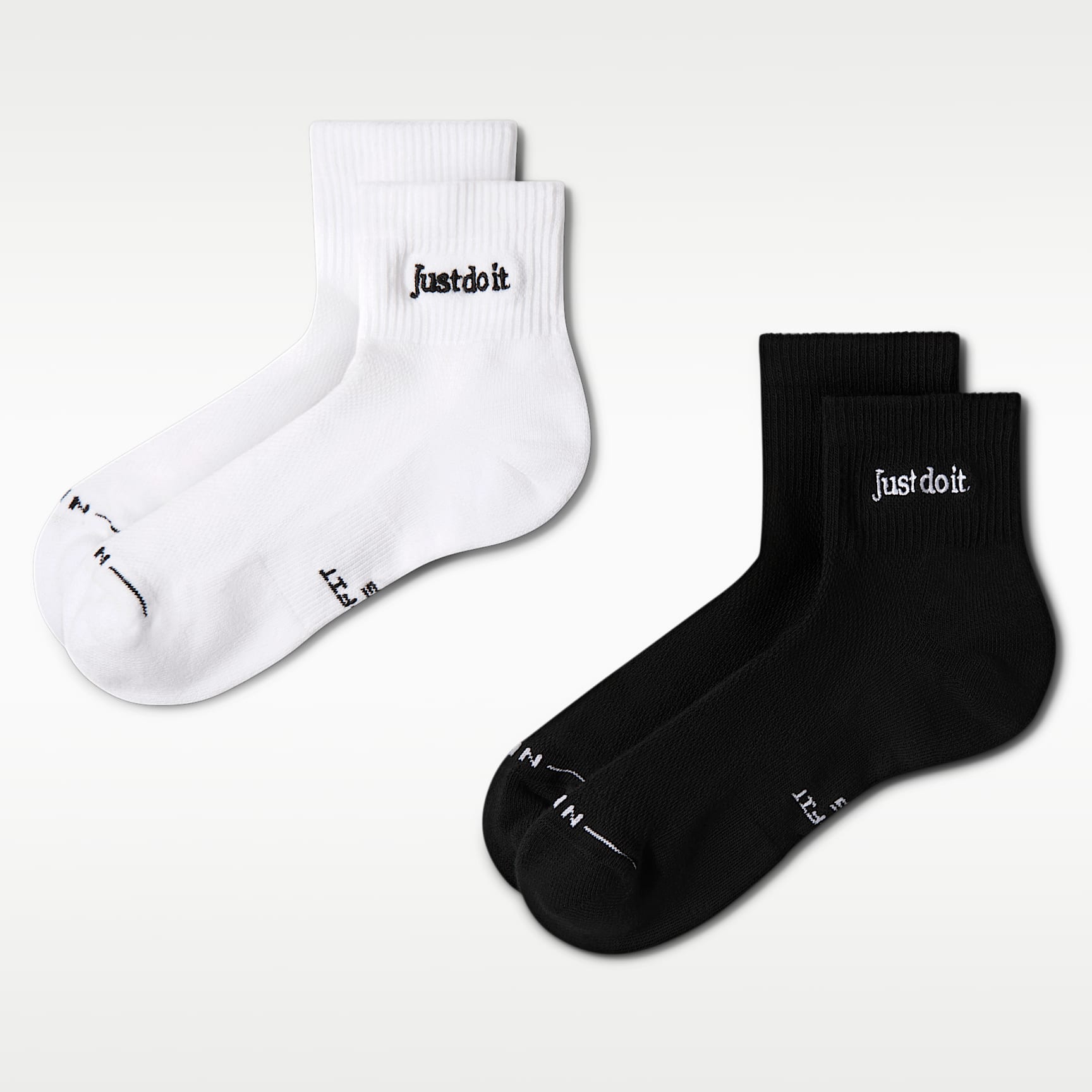 Nike Everyday Elevated Ankle Socks (2 Pairs)