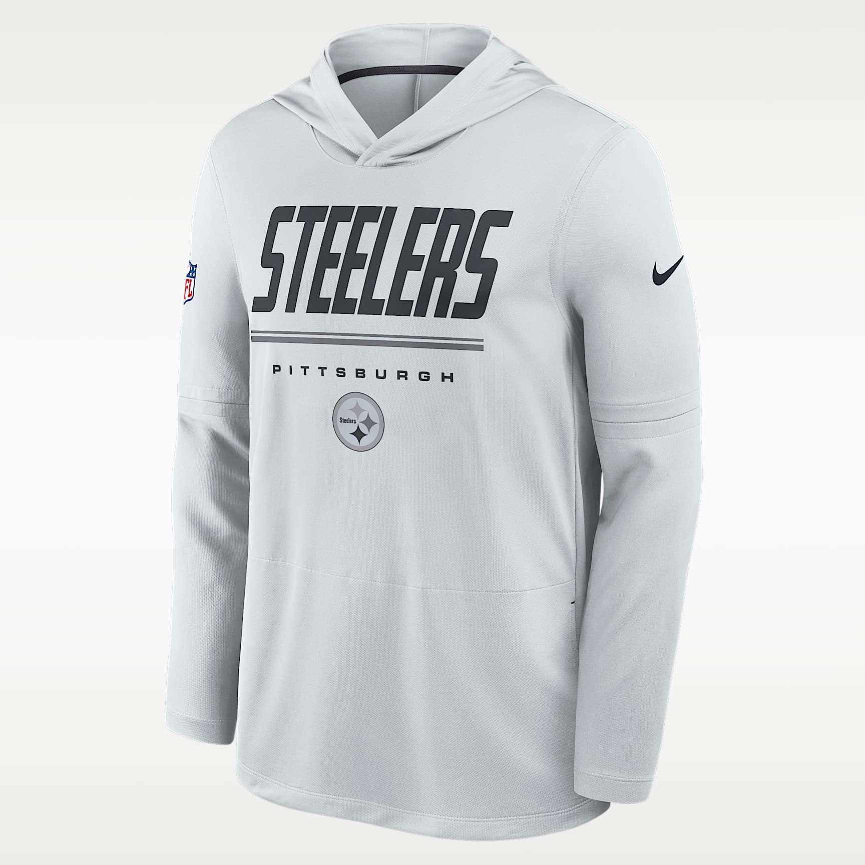 Pittsburgh Steelers Sideline Men's Nike Dri-FIT NFL Long-Sleeve Hooded Top