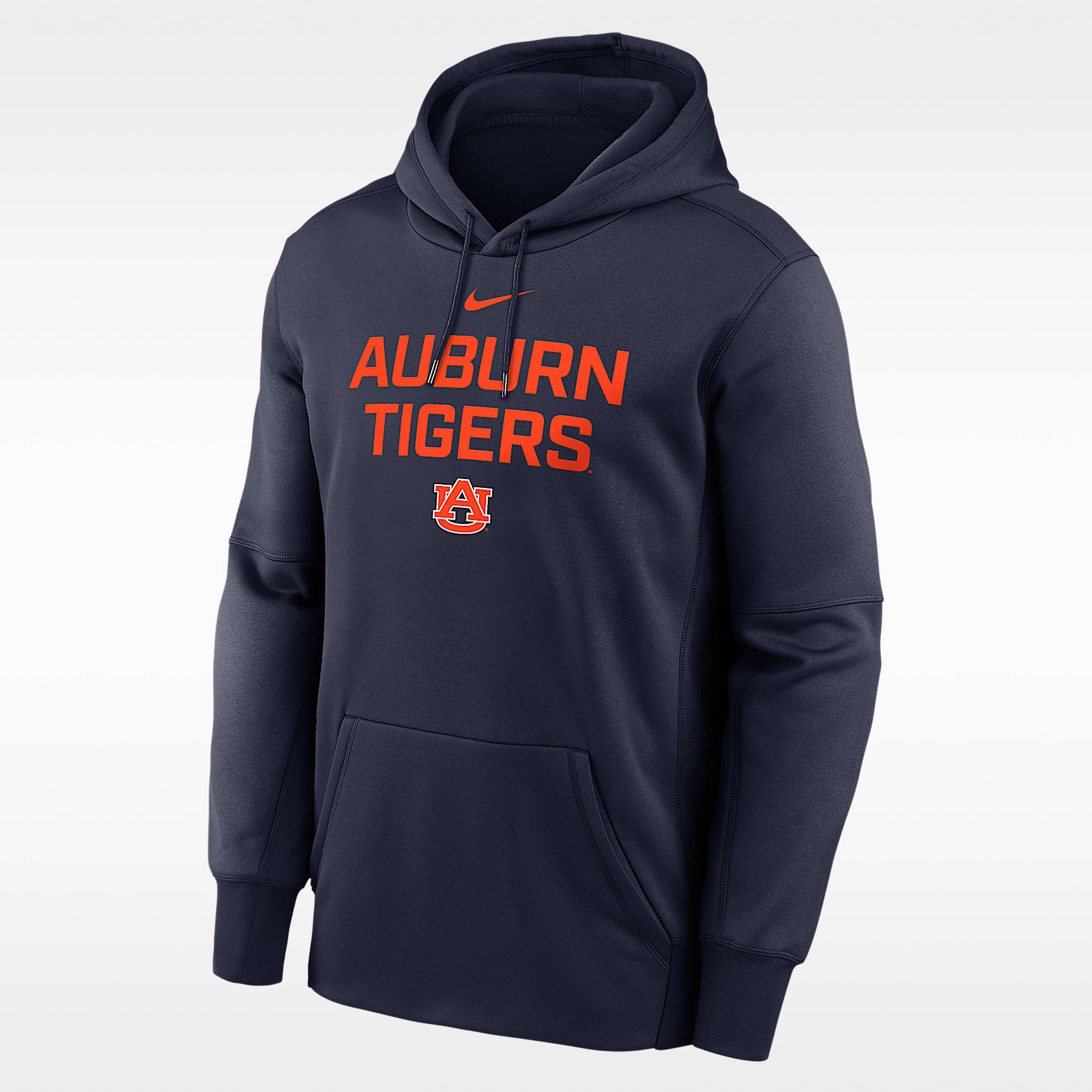 Auburn Team Stacked Men’s Nike Therma College Pullover Hoodie