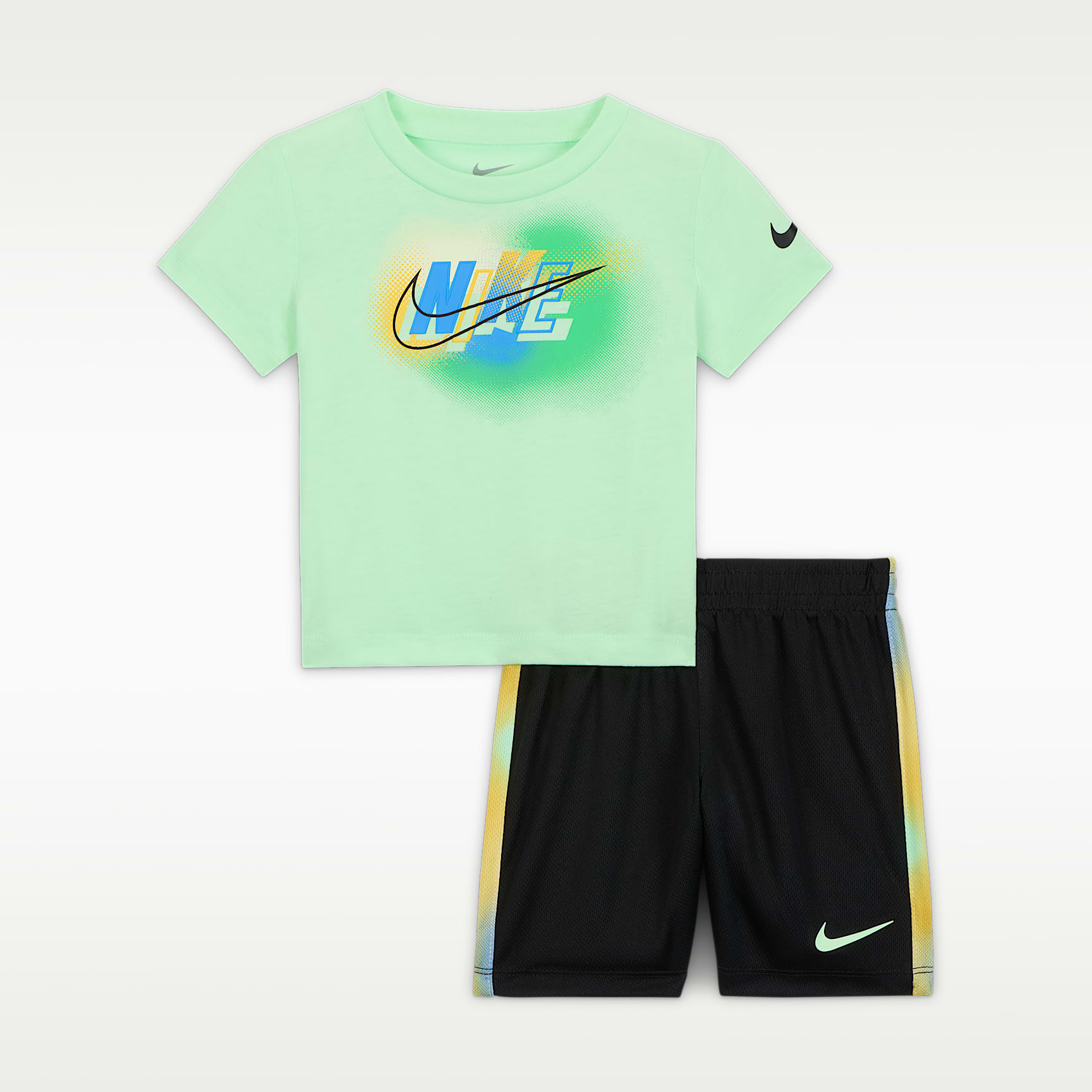Conjunto com calções Nike Hazy Rays para bebé (12-24 meses)