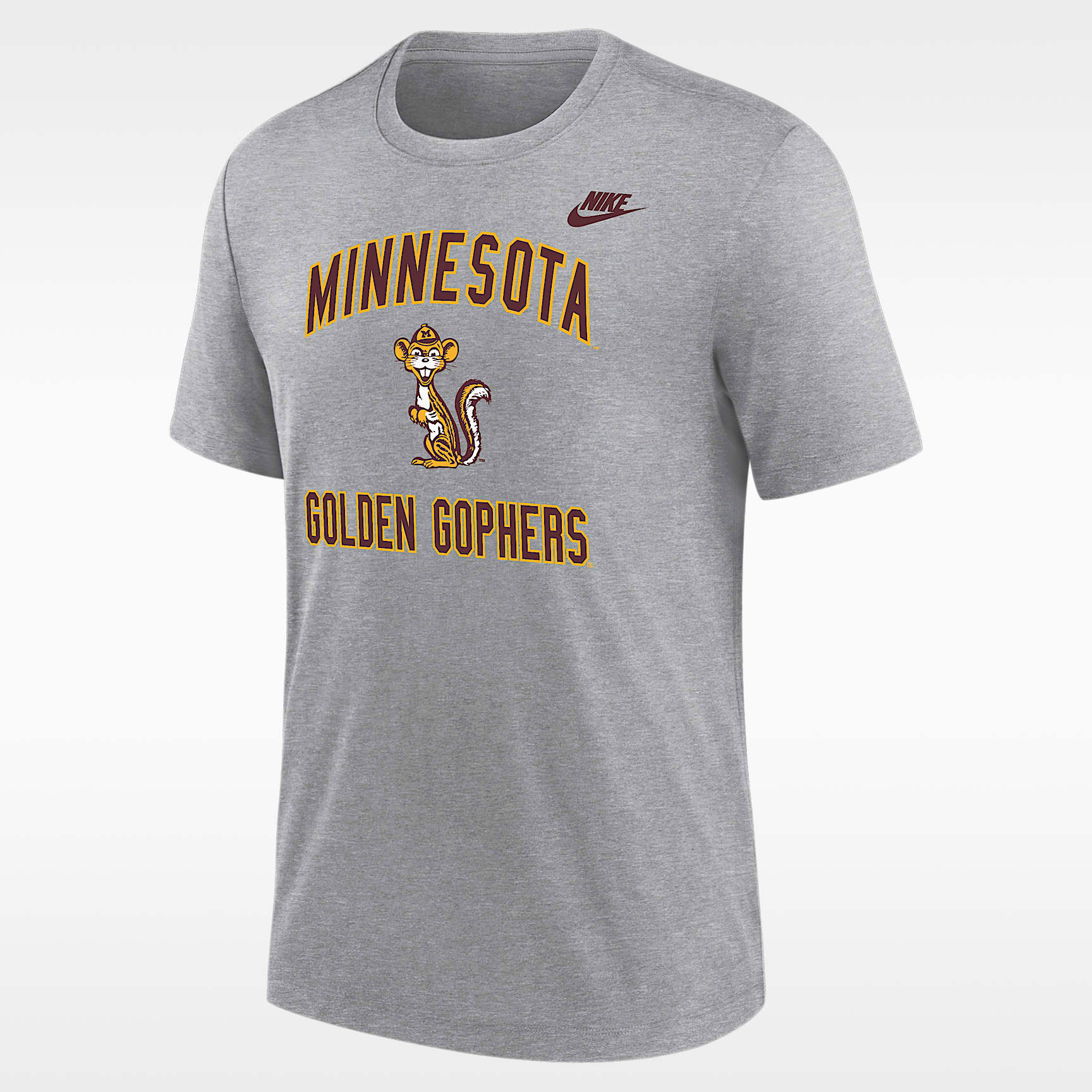 Playera de futbol americano Nike Tri-blend para hombre Minnesota Golden Gophers