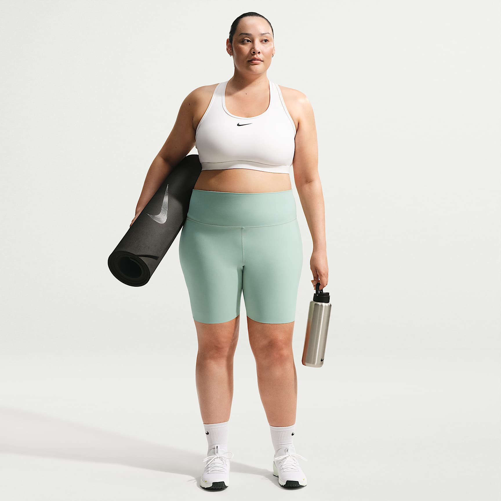 Nike Zenvy Women's High-Waisted 20.5cm (approx.) Biker Shorts (Plus Size)