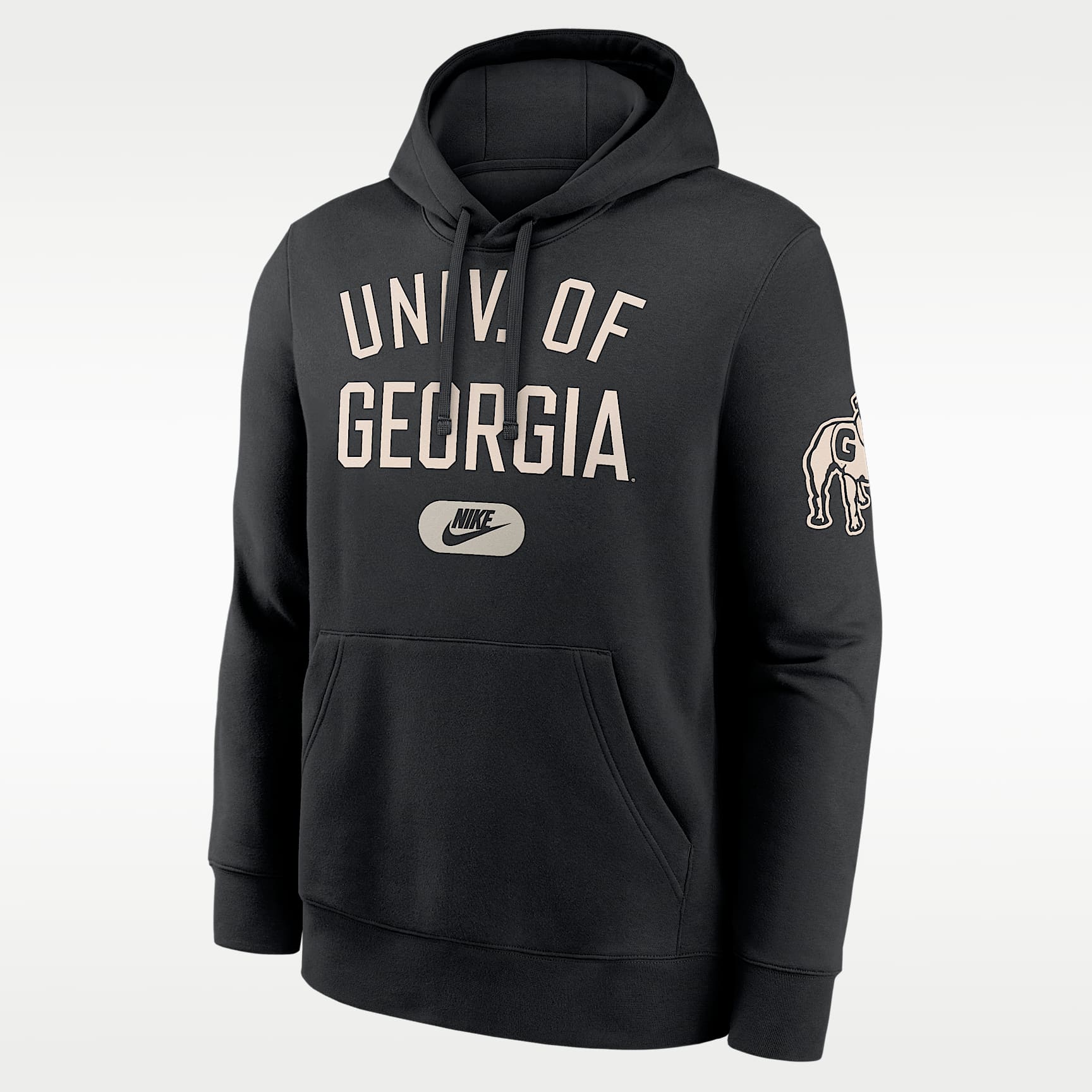 Georgia Club Men's Nike College Pullover Hoodie