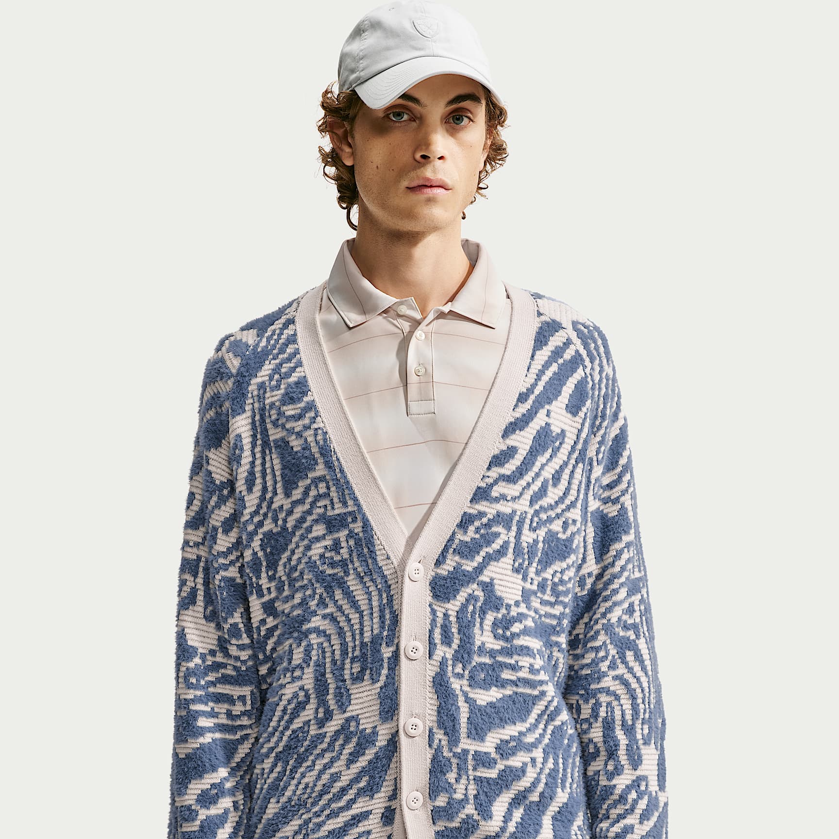 Nike Fairway Fresh golfcardigan med ledig passform til herre
