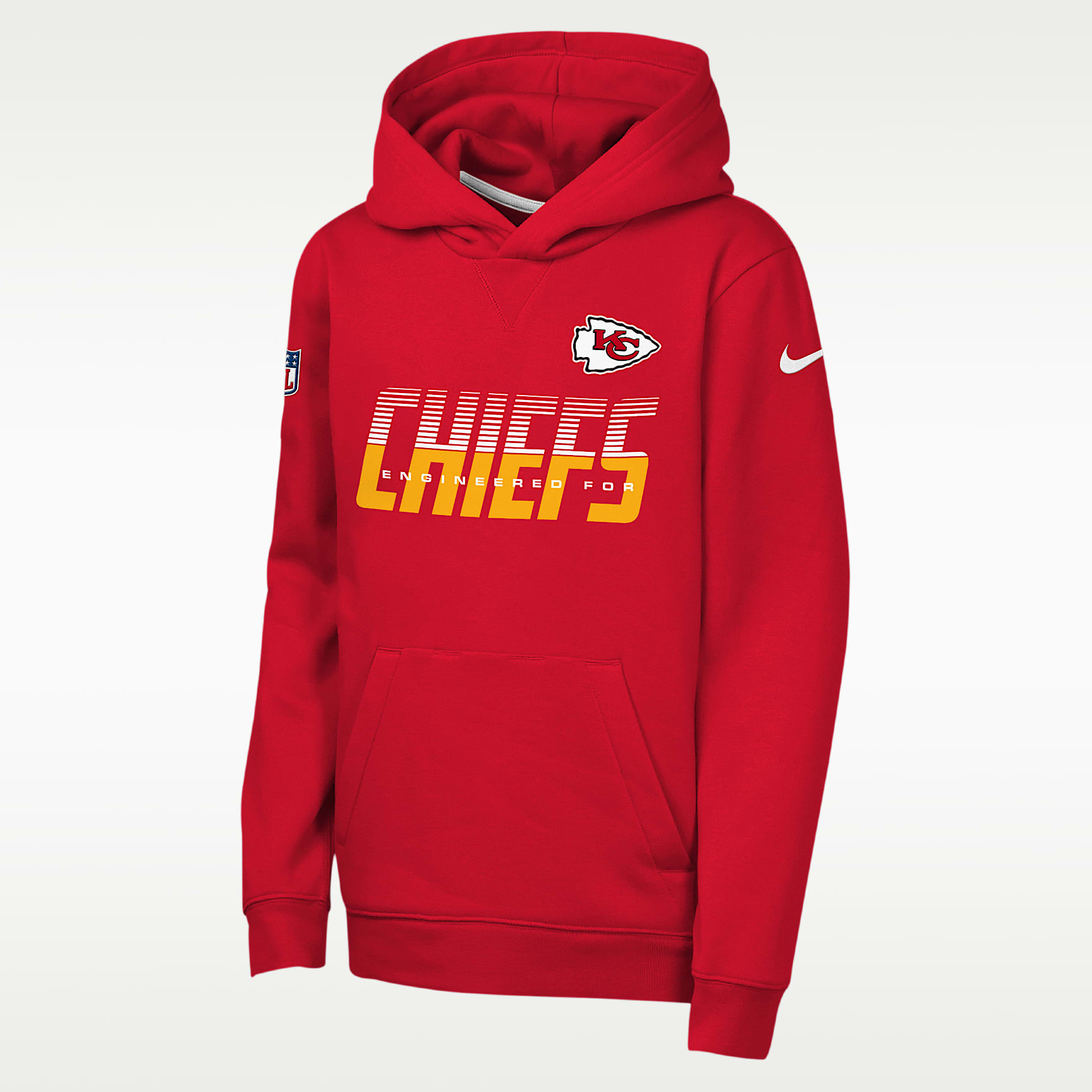 Kansas City Chiefs Sideline Big Kids' Nike NFL Pullover Hoodie