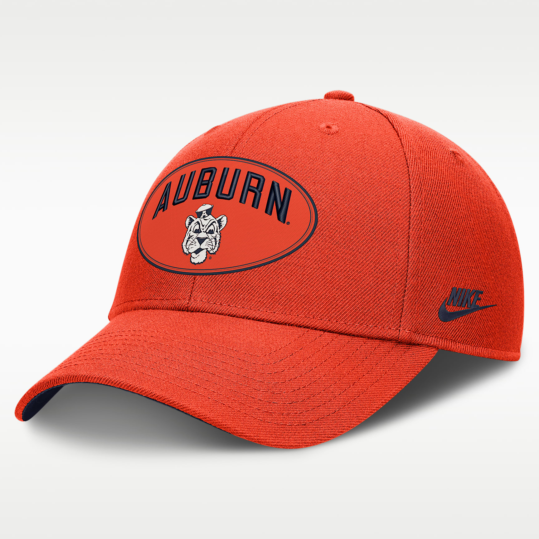 Auburn Legacy Letter & Location Rise Men's Nike Dri-FIT College A-Frame Adjustable Hat