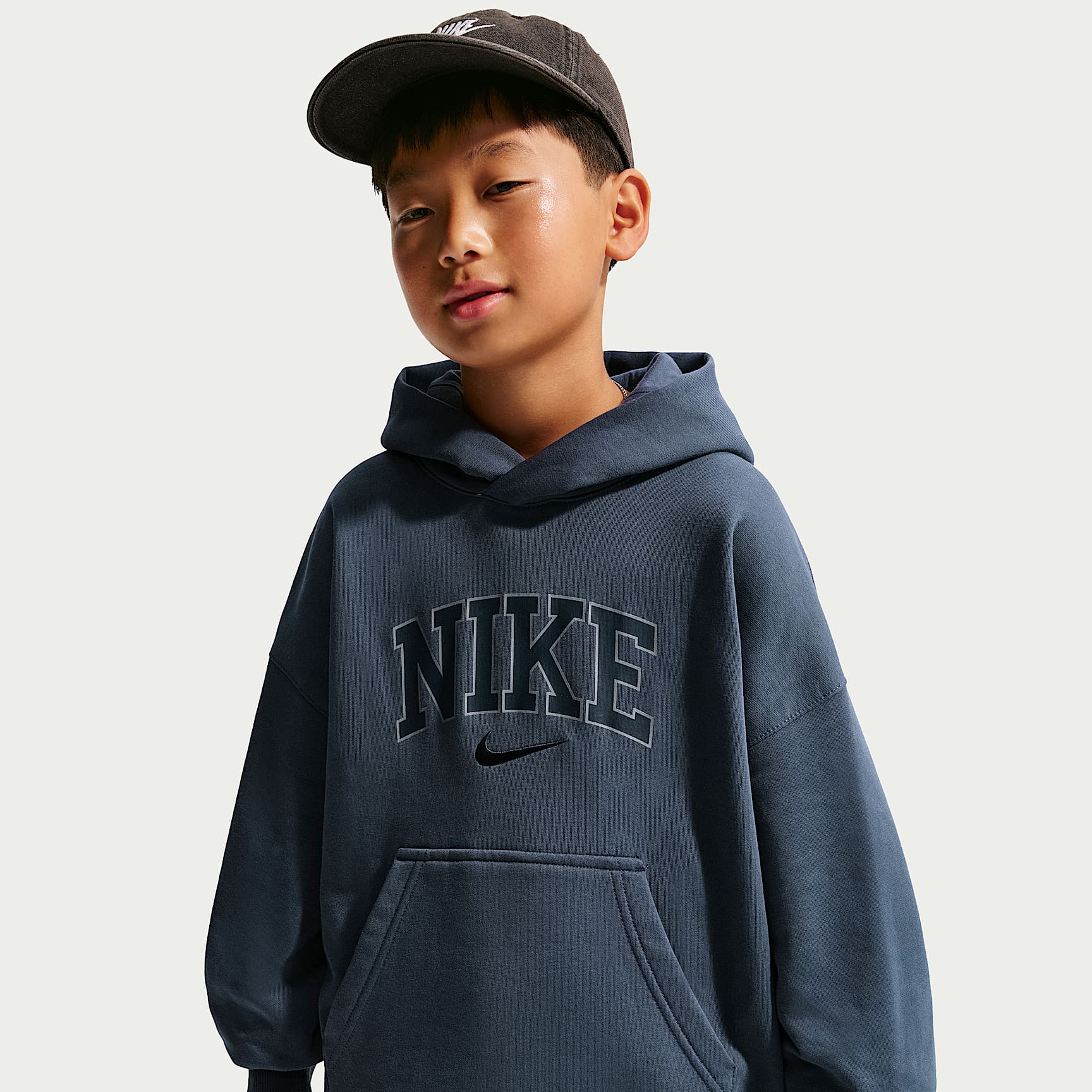 Felpa oversize con cappuccio Nike Sportswear Athletic – Ragazzo