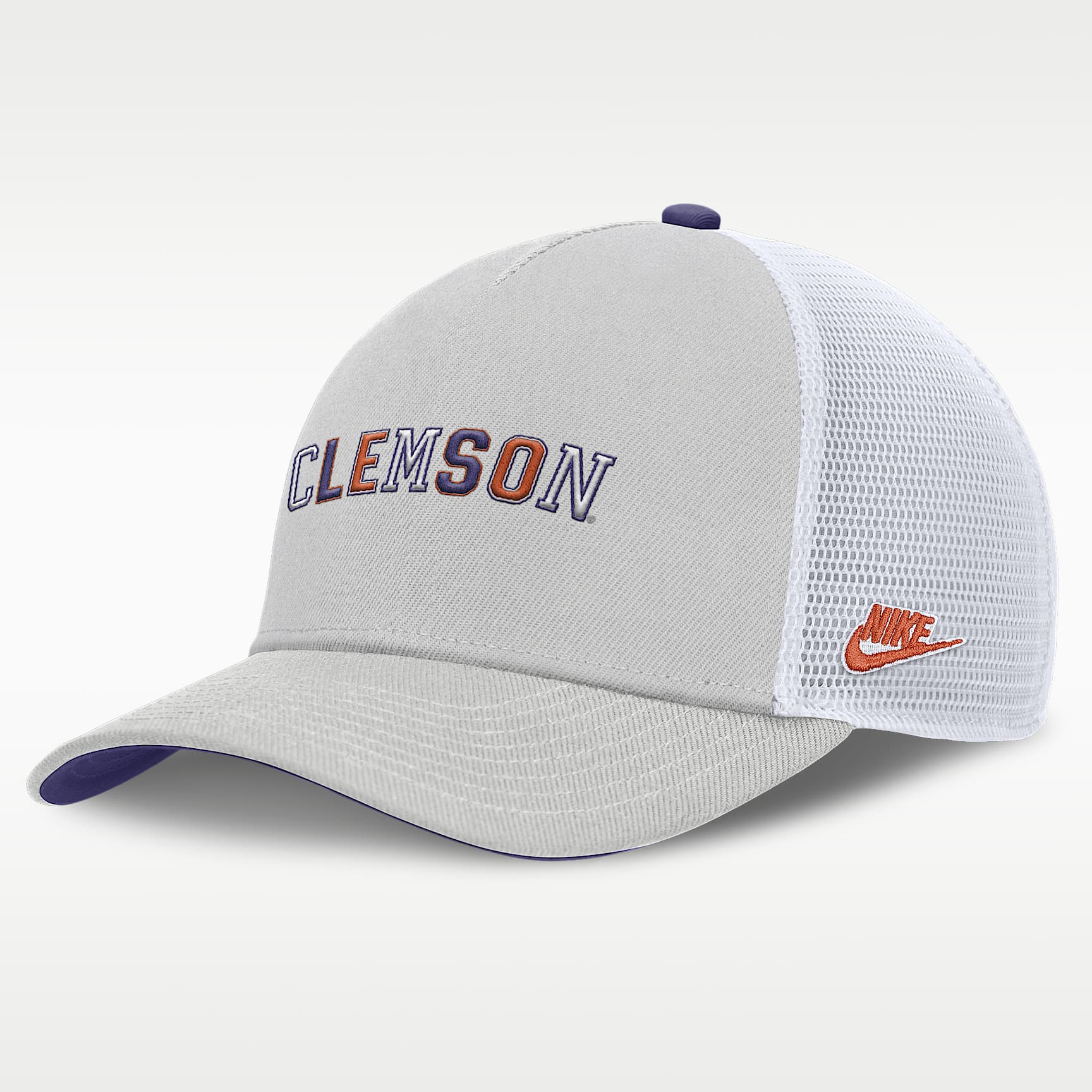 Clemson Legacy Basketball Rise Men's Nike College Trucker Adjustable Hat