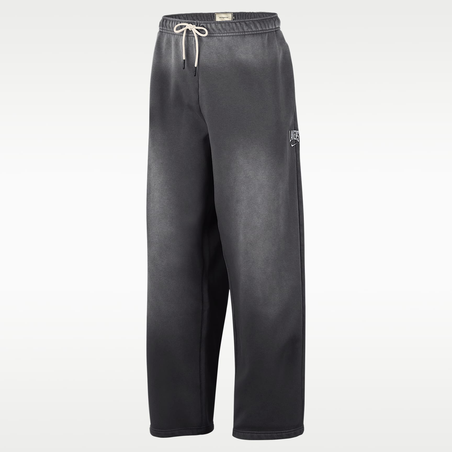 Los Angeles Lakers Standard Issue Nike Men's Fleece Open-Hem Basketball Pants