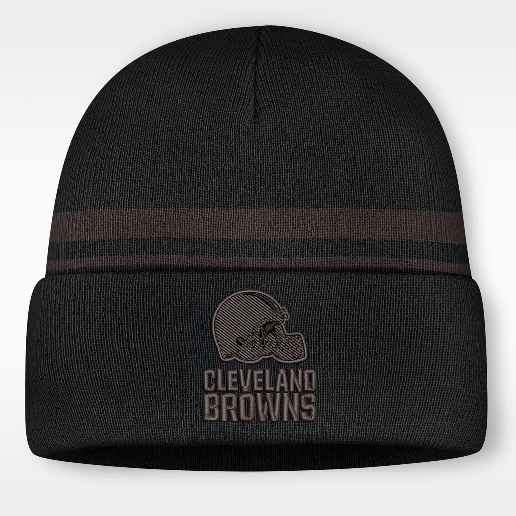 Gorro con dobladillo Nike de la NFL para hombre Cleveland Browns Primetime Utility