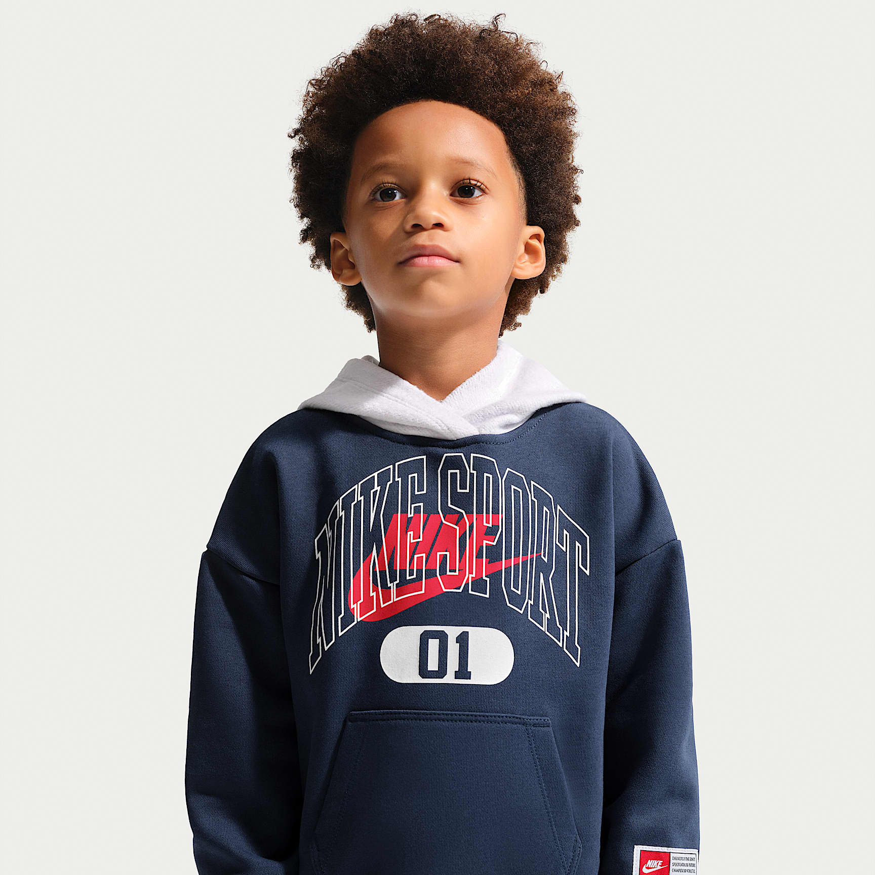 Sudadera con gorro sin cierre Multisport para niños talla pequeña Nike Sportswear