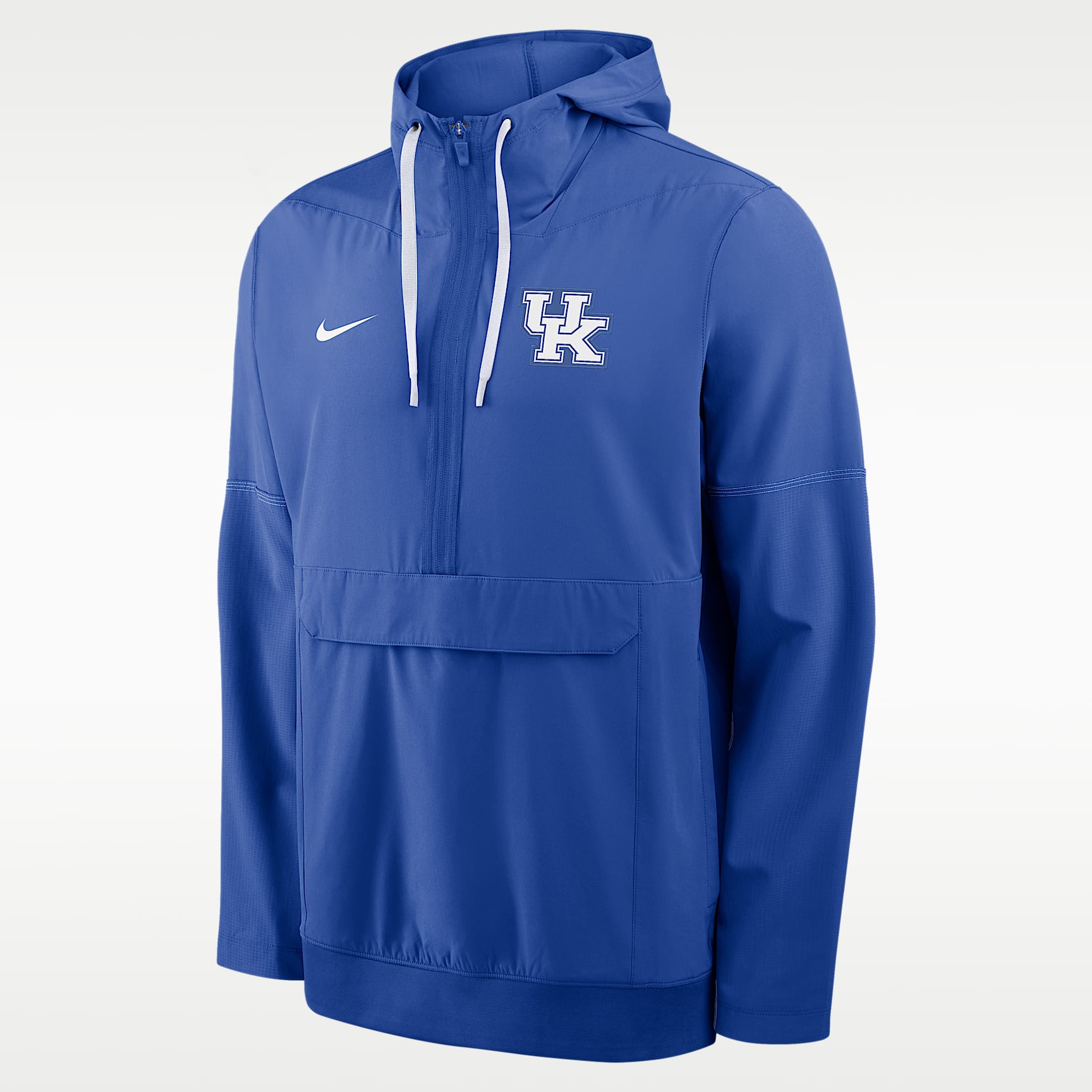 Chamarra universitaria Nike con gorro de medio cierre para hombre Kentucky Sideline Anorak