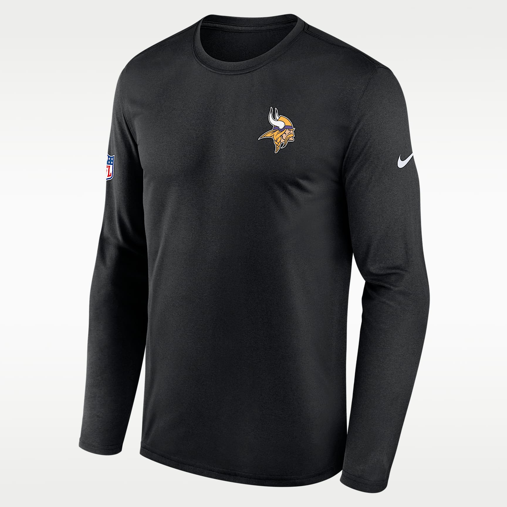 Minnesota Vikings Legend Small Logo Men's Nike Dri-FIT NFL Long-Sleeve T-Shirt