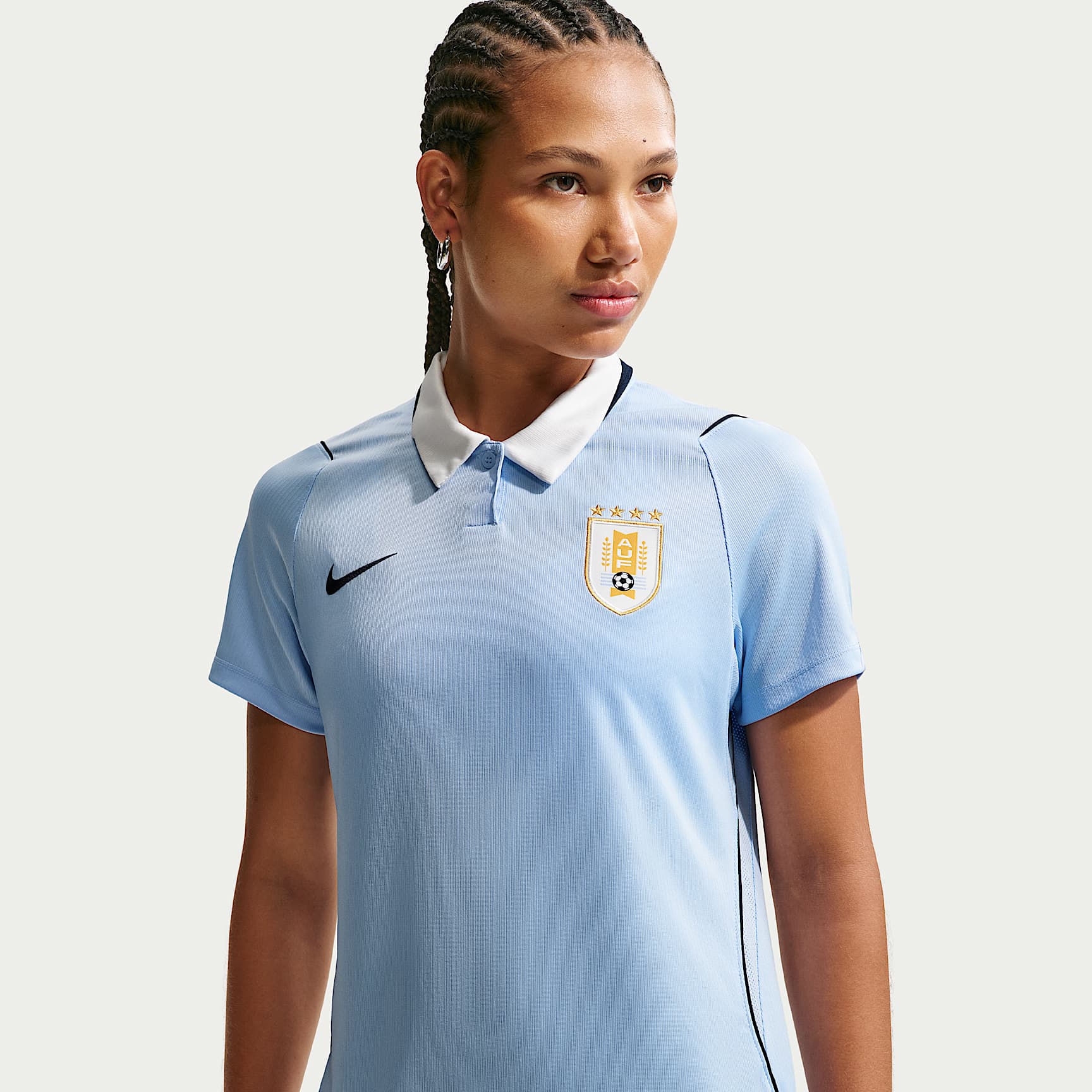 Jersey de fútbol Nike Dri-FIT Replica para mujer Uruguay local 2026 Stadium