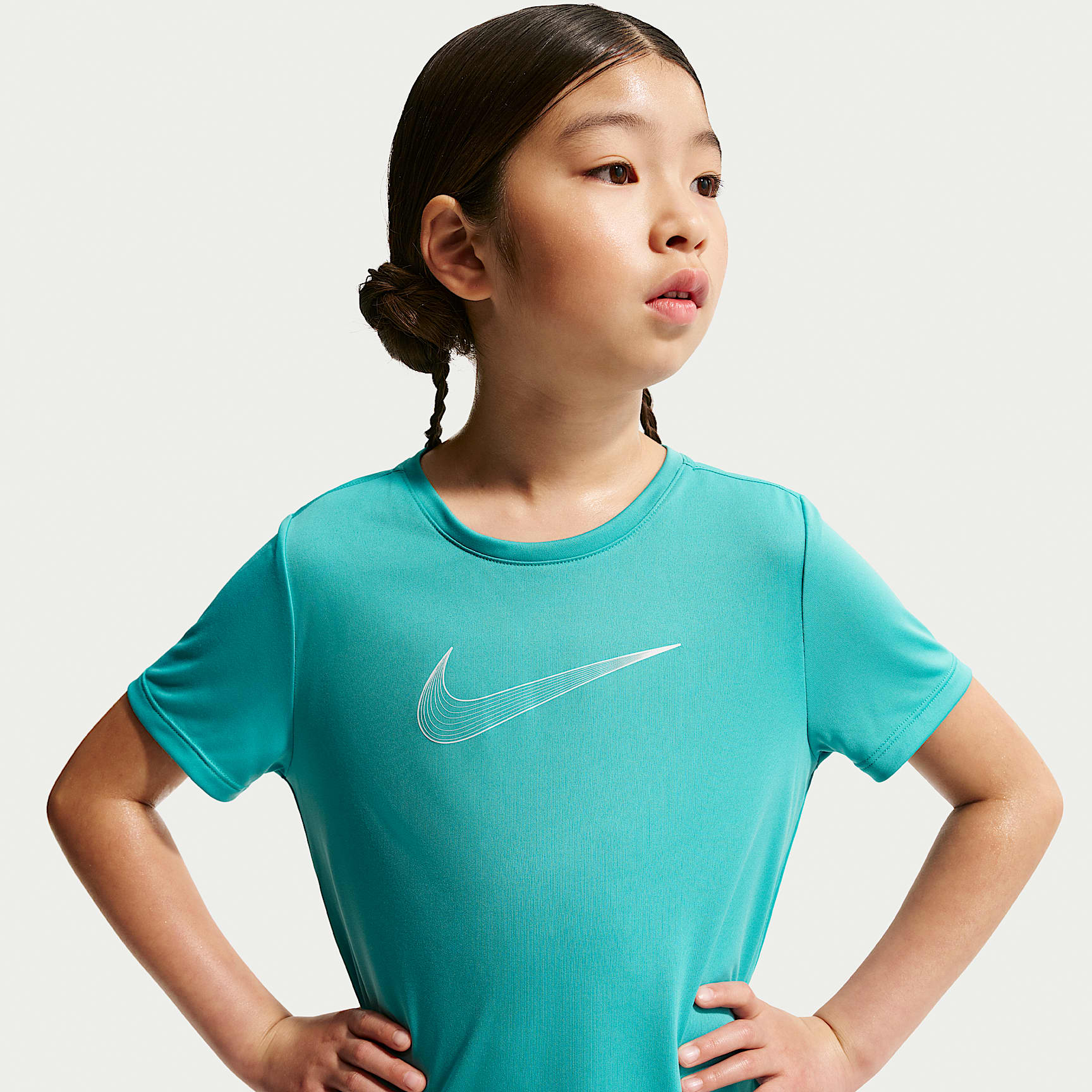 ナイキ ワン ジュニア (ガールズ) Dri-FIT ショートスリーブ トレーニングトップ