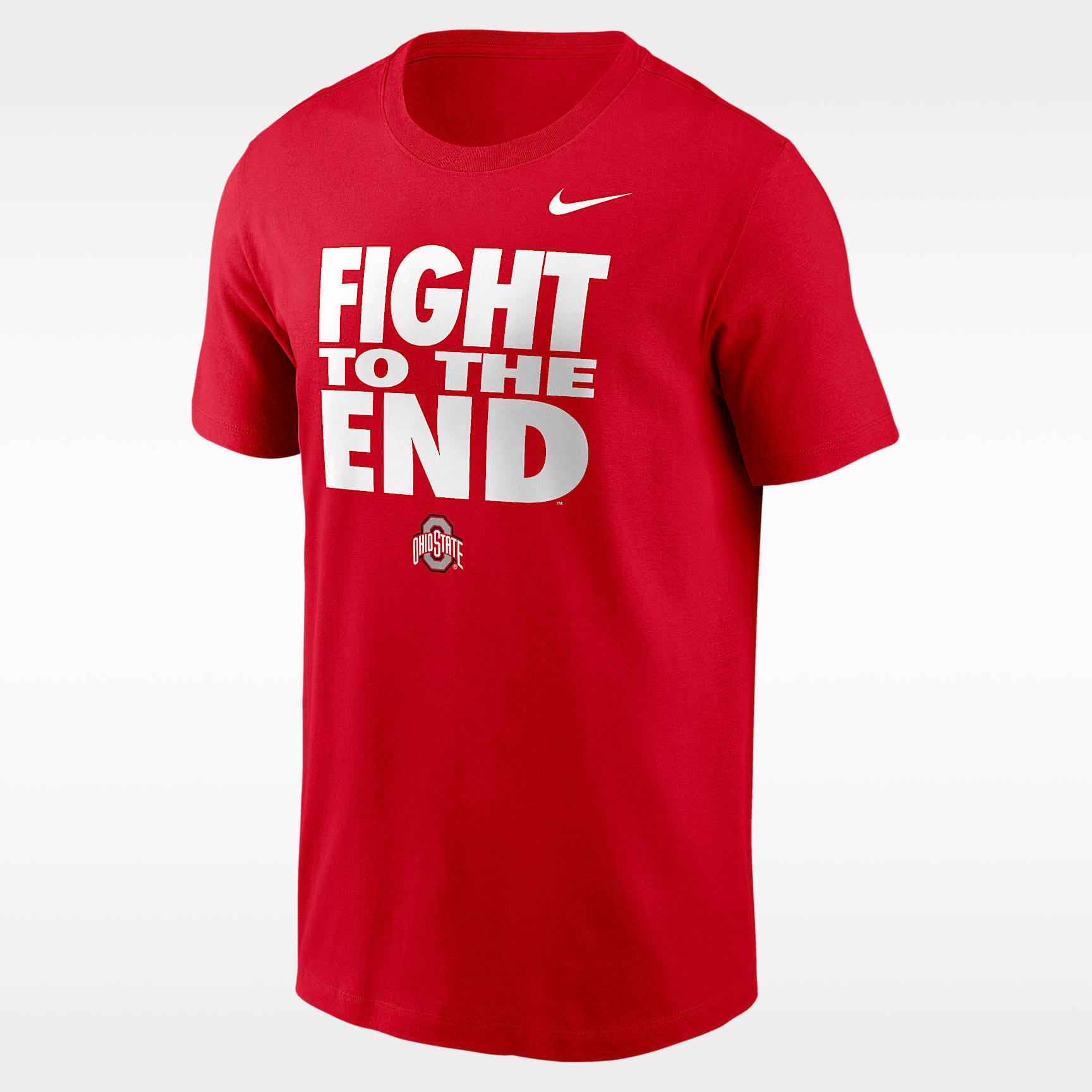 Playera de manga larga universitaria Nike Dri-FIT para hombre Ohio State Sideline Slogan