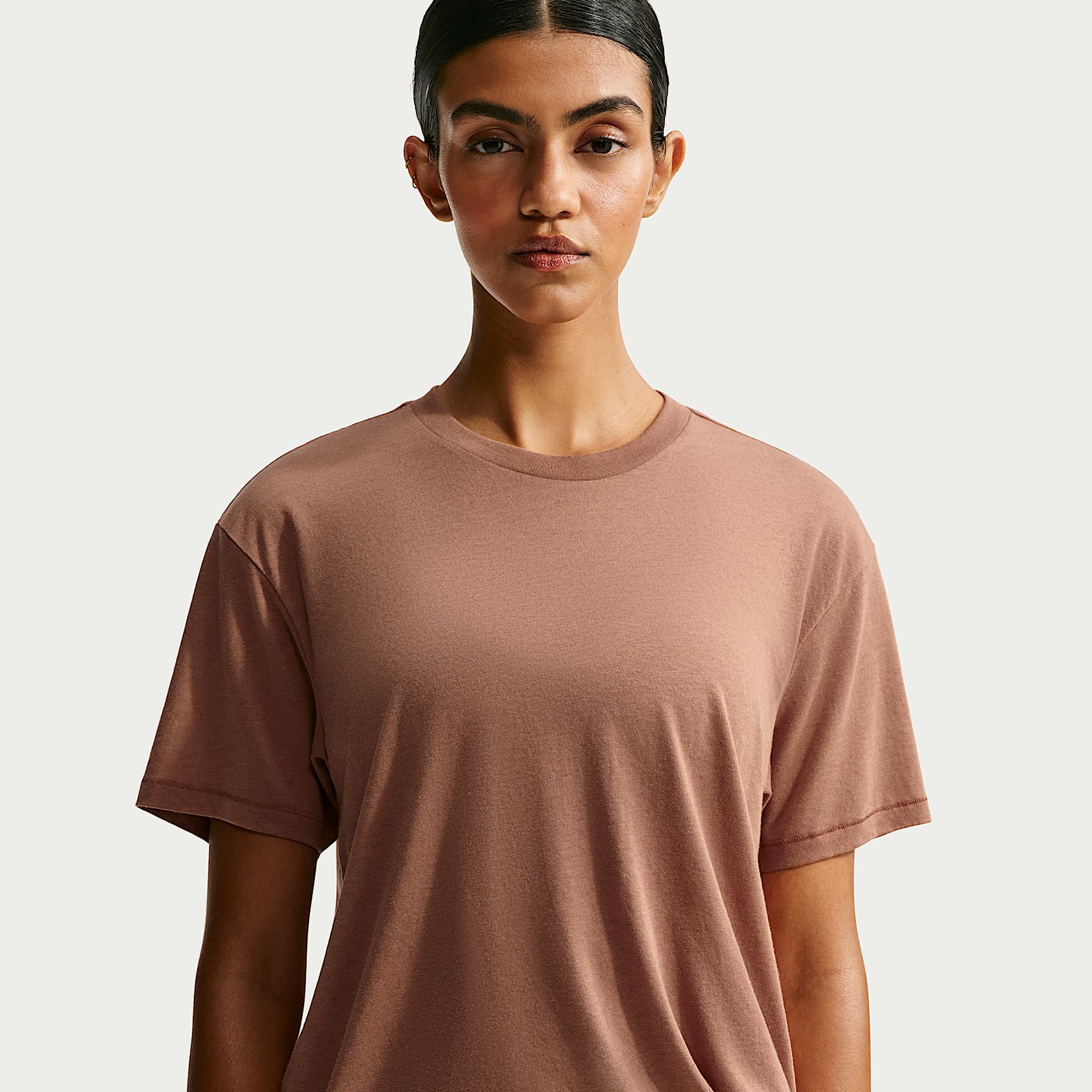 NikeSKIMS Performance Cotton Blend Camiseta de manga corta oversize - Mujer