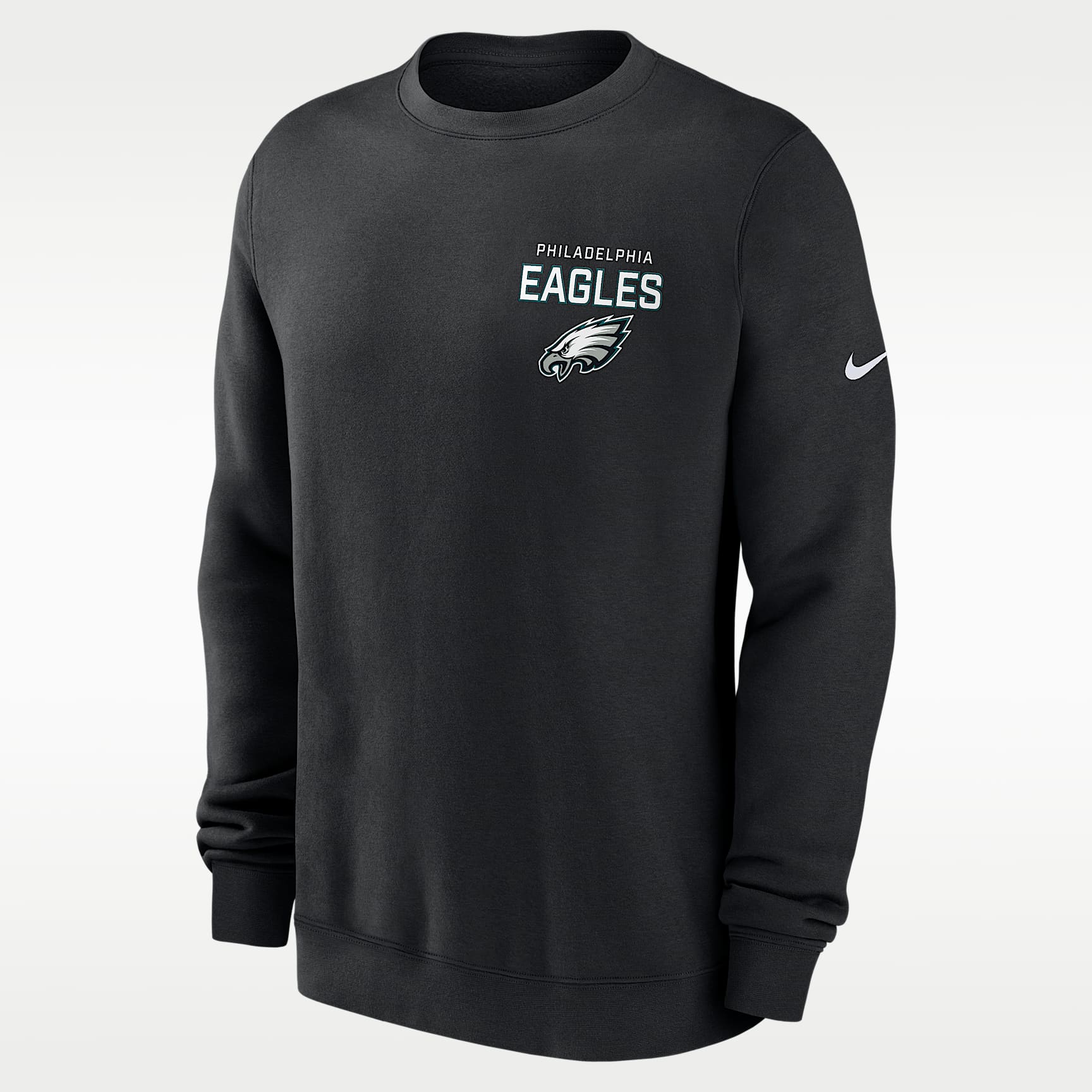 Philadelphia Eagles Draw Block Club Men's Nike NFL Pullover Crew