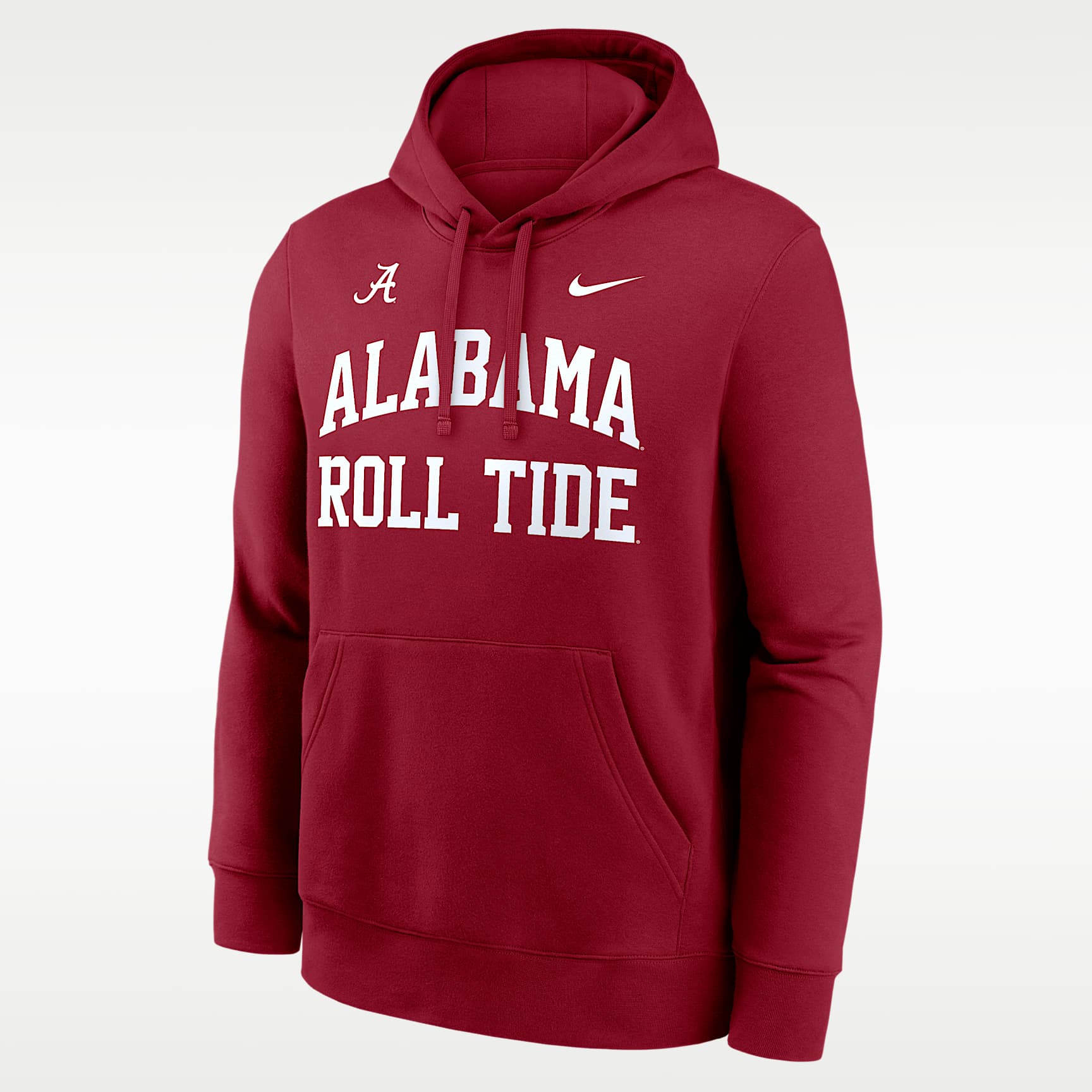 Sudadera con gorro sin cierre universitaria Nike para hombre Alabama Primetime Arched Club