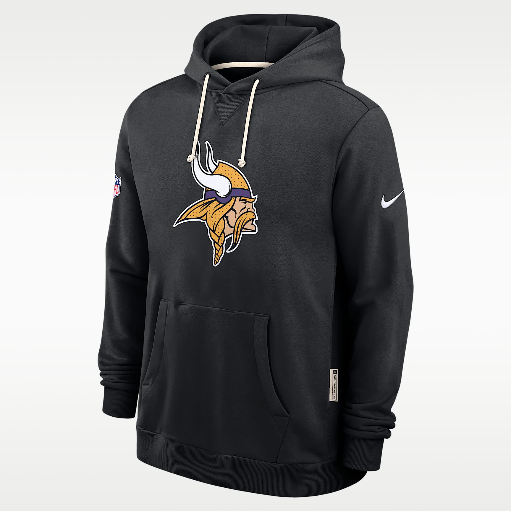 Minnesota Vikings Initial Home Sideline Men's Nike Dri-FIT NFL Pullover Hoodie