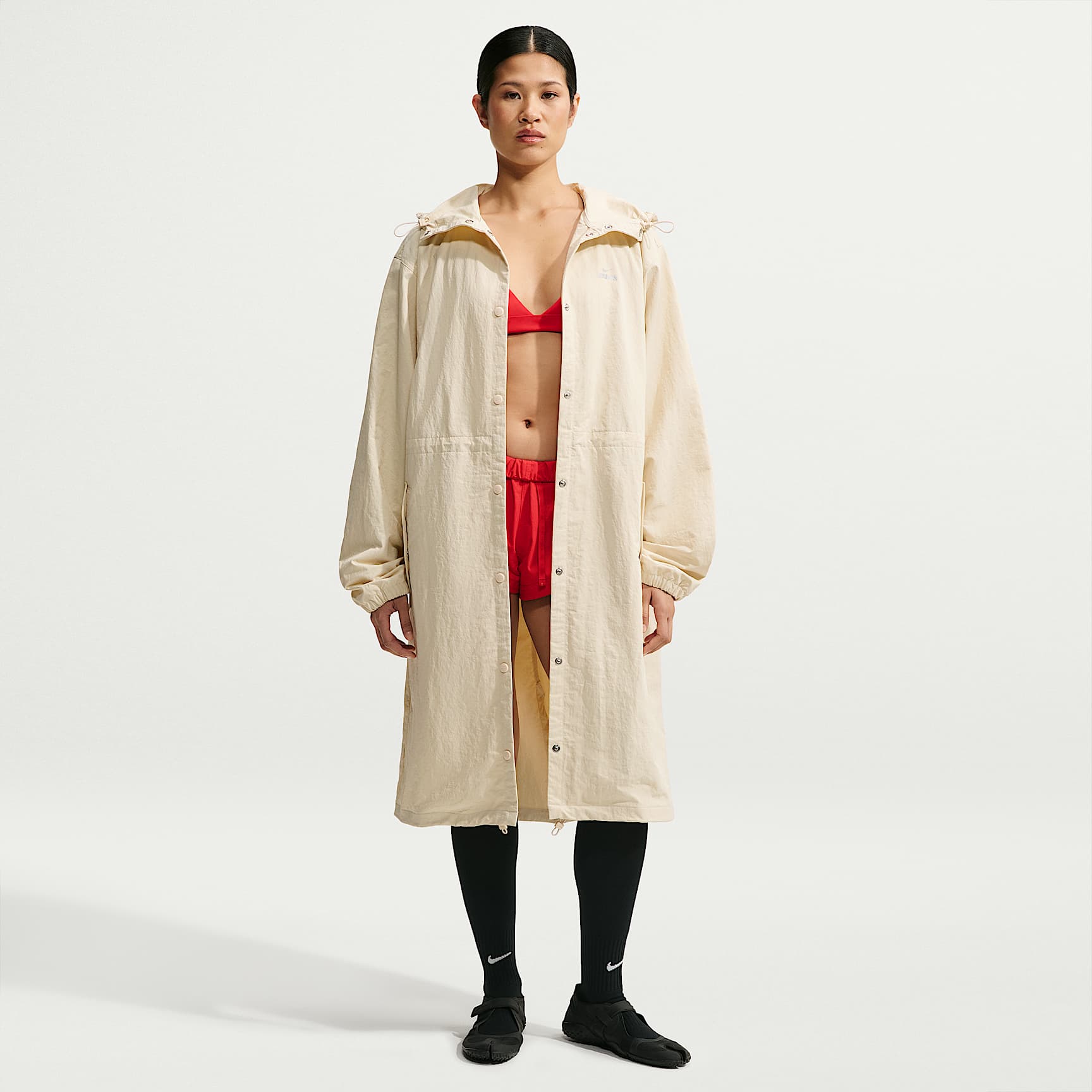 NikeSKIMS Crunchy Nylon Women's Hooded Parka