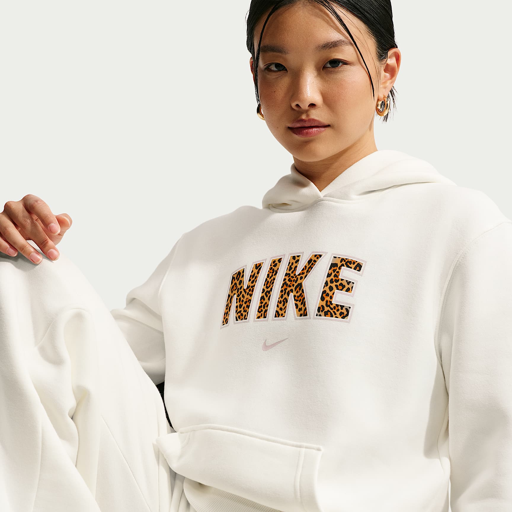 Nike Studio Fleece Medium Weight Women's Pullover Hoodie