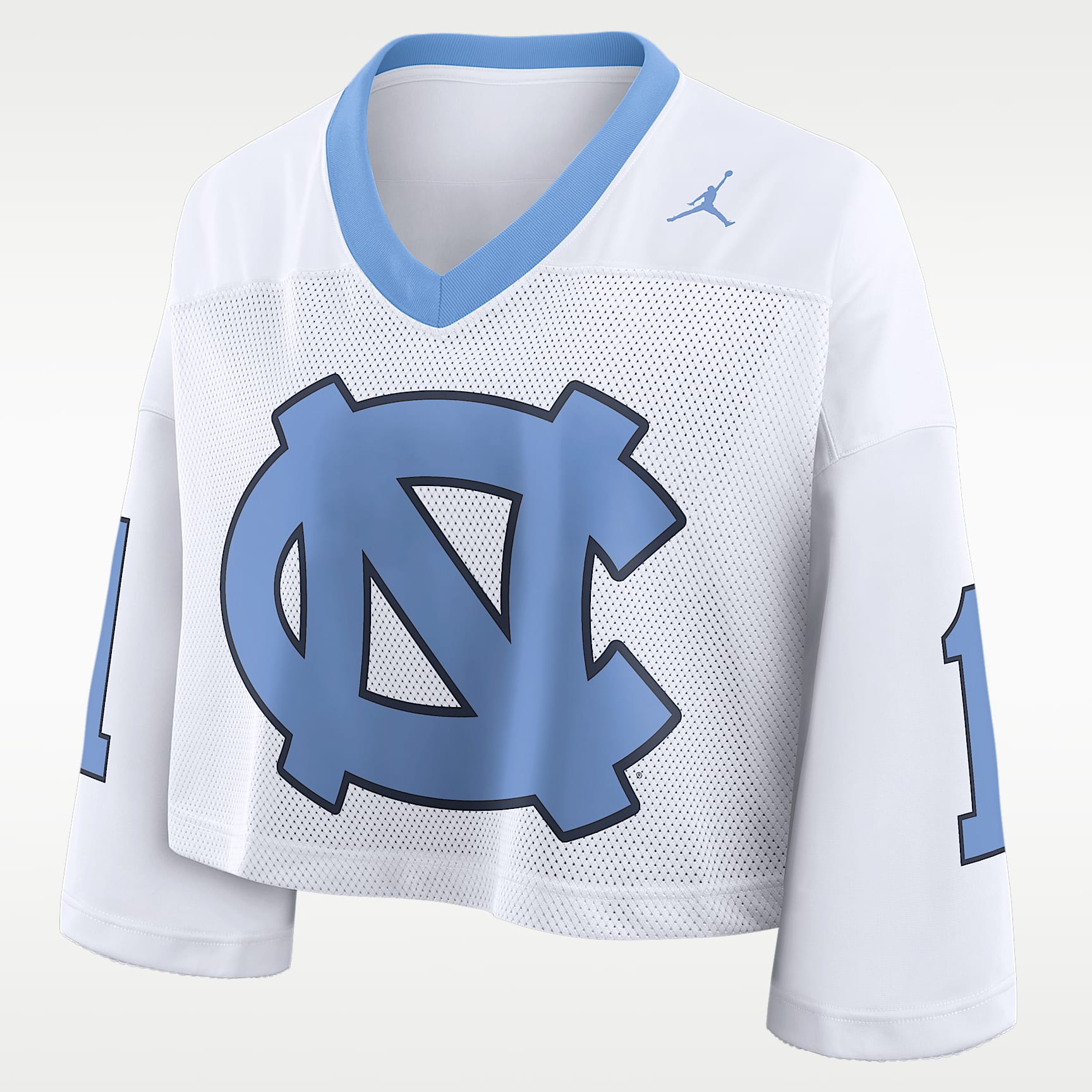 North Carolina Logo Women's Jordan Brand Dri-FIT College Cropped Jersey