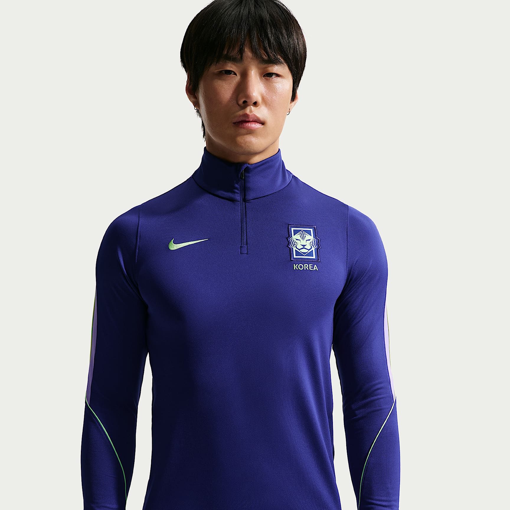 대한민국 스트라이크 남성 나이키 드라이 핏 축구 드릴 탑