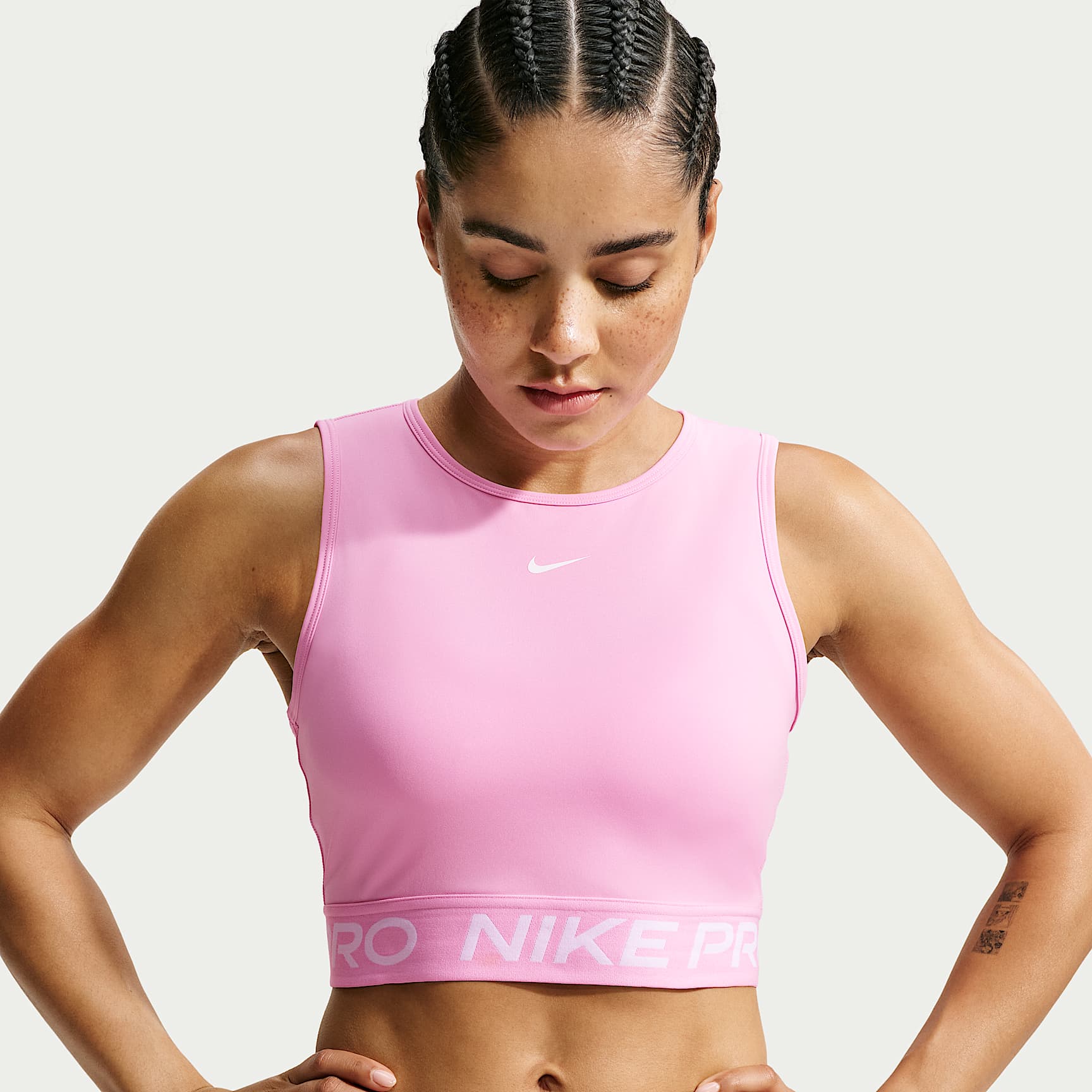 Nike Pro Women's Dri-FIT Cropped Tank Top