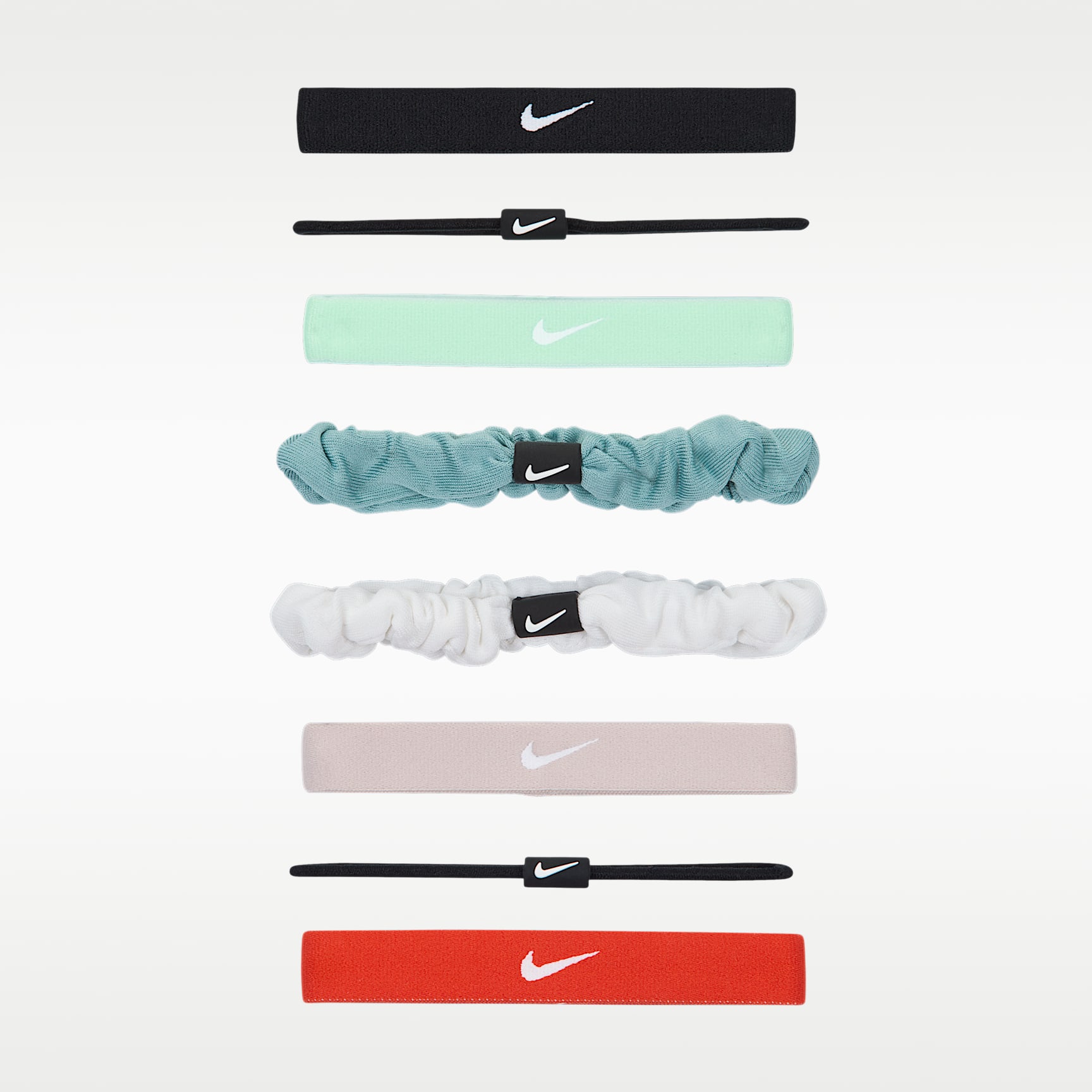 Élastiques à cheveux assortis Nike Flex Classic (lot de 8)