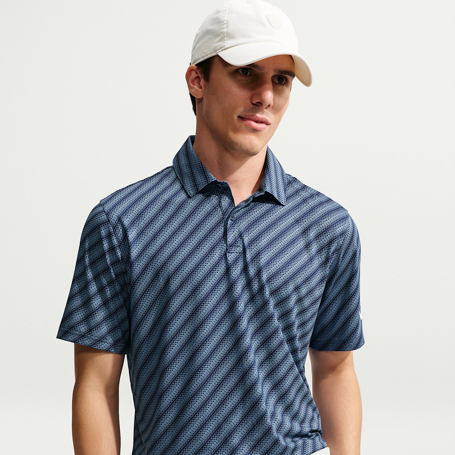 Polo de golf a rayas Dri-FIT para hombre Nike Velocity