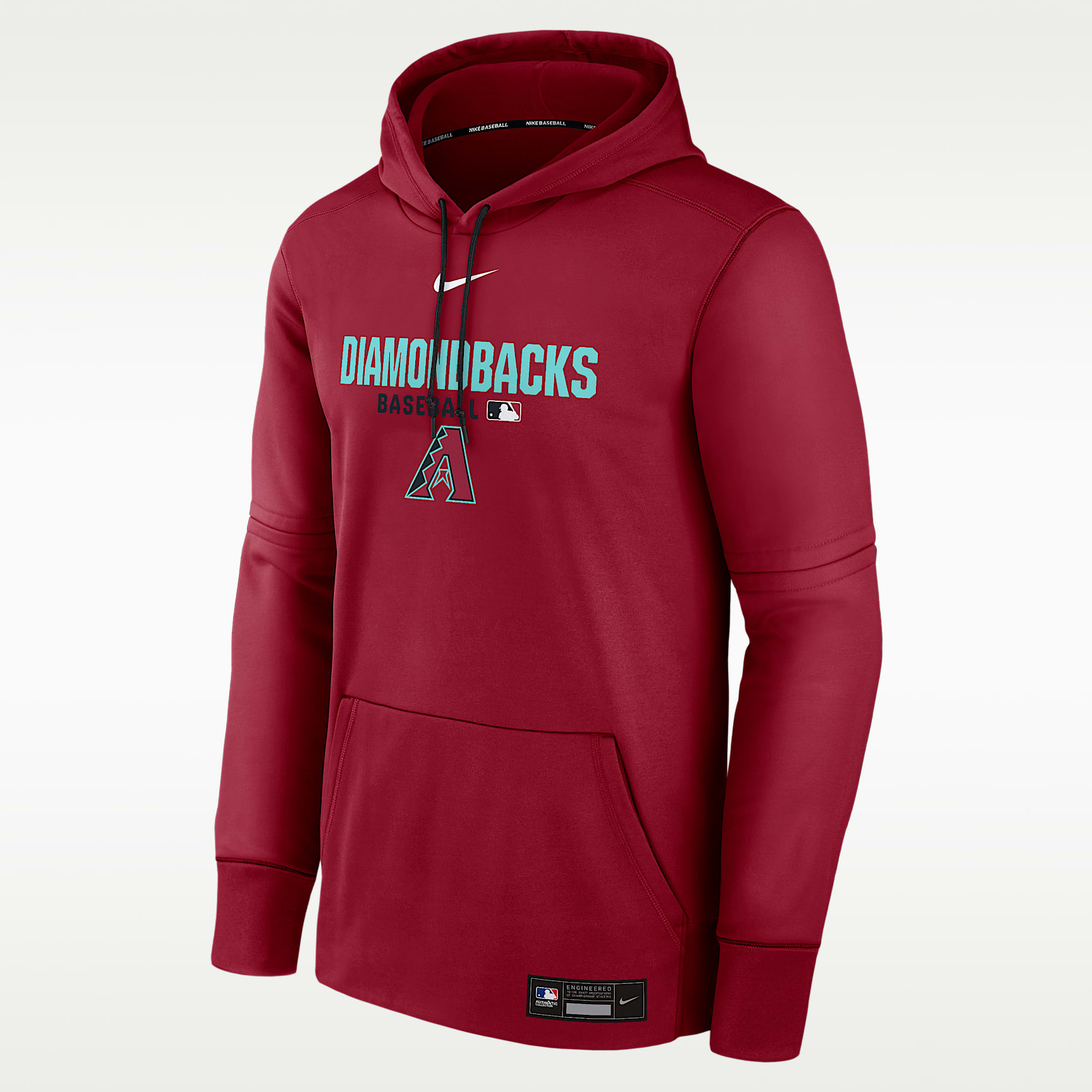 Arizona Diamondbacks Authentic Collection Men's Nike Therma MLB Pullover Hoodie