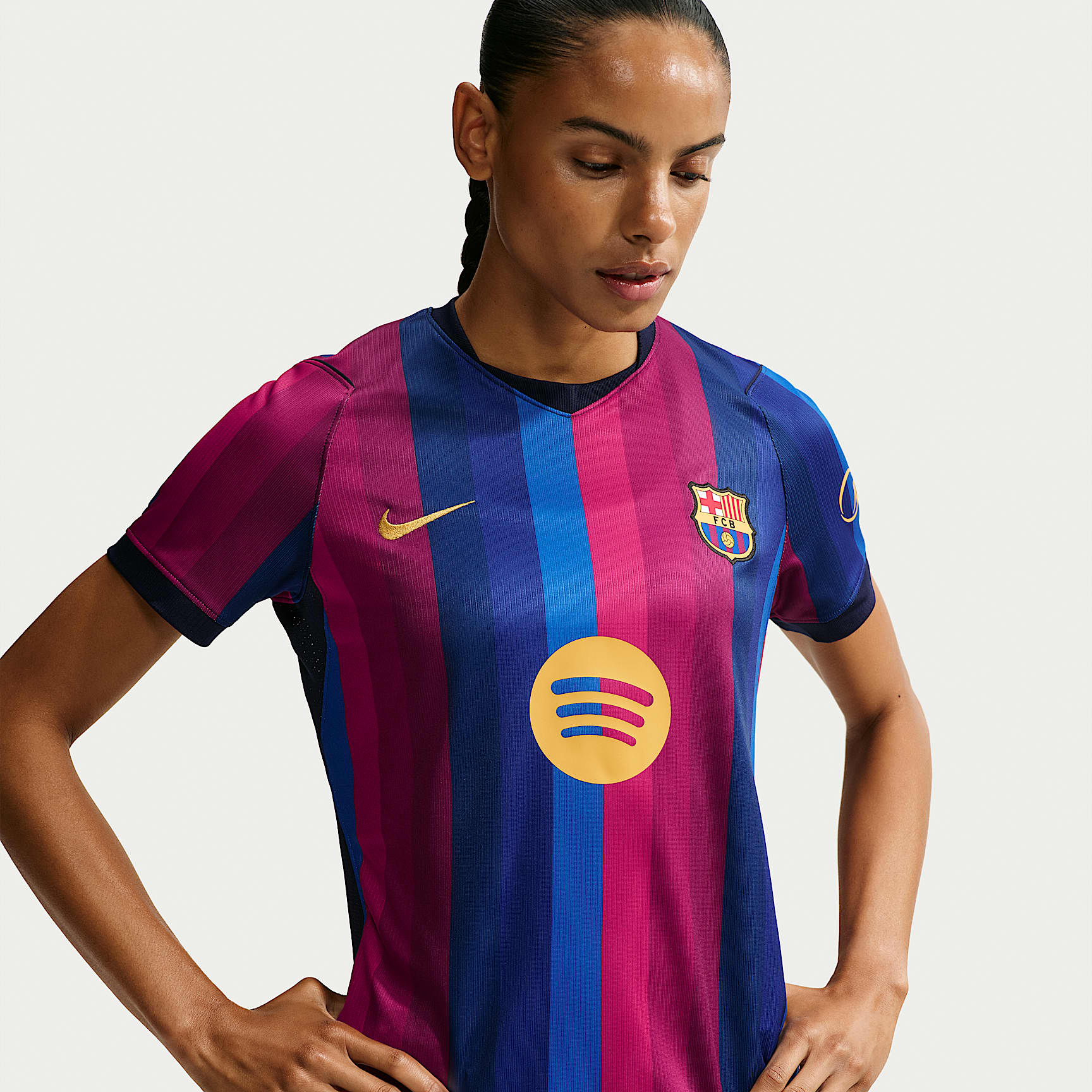 Maglia da calcio replica Nike Dri-FIT FC Barcelona 2026/27 Stadium da donna – Home