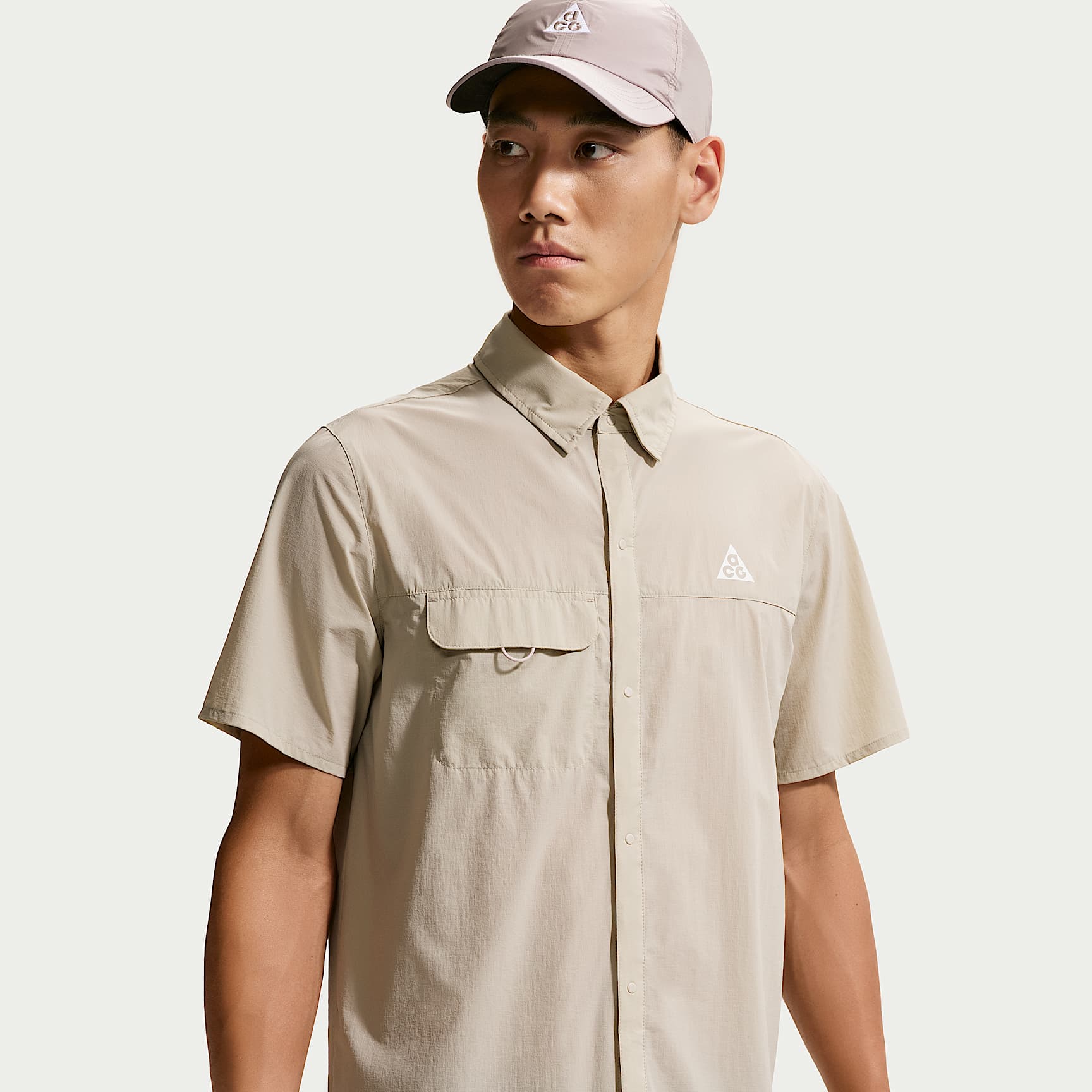 ACG "Aireez" メンズ ボタンアップ トレイルランニング トップス